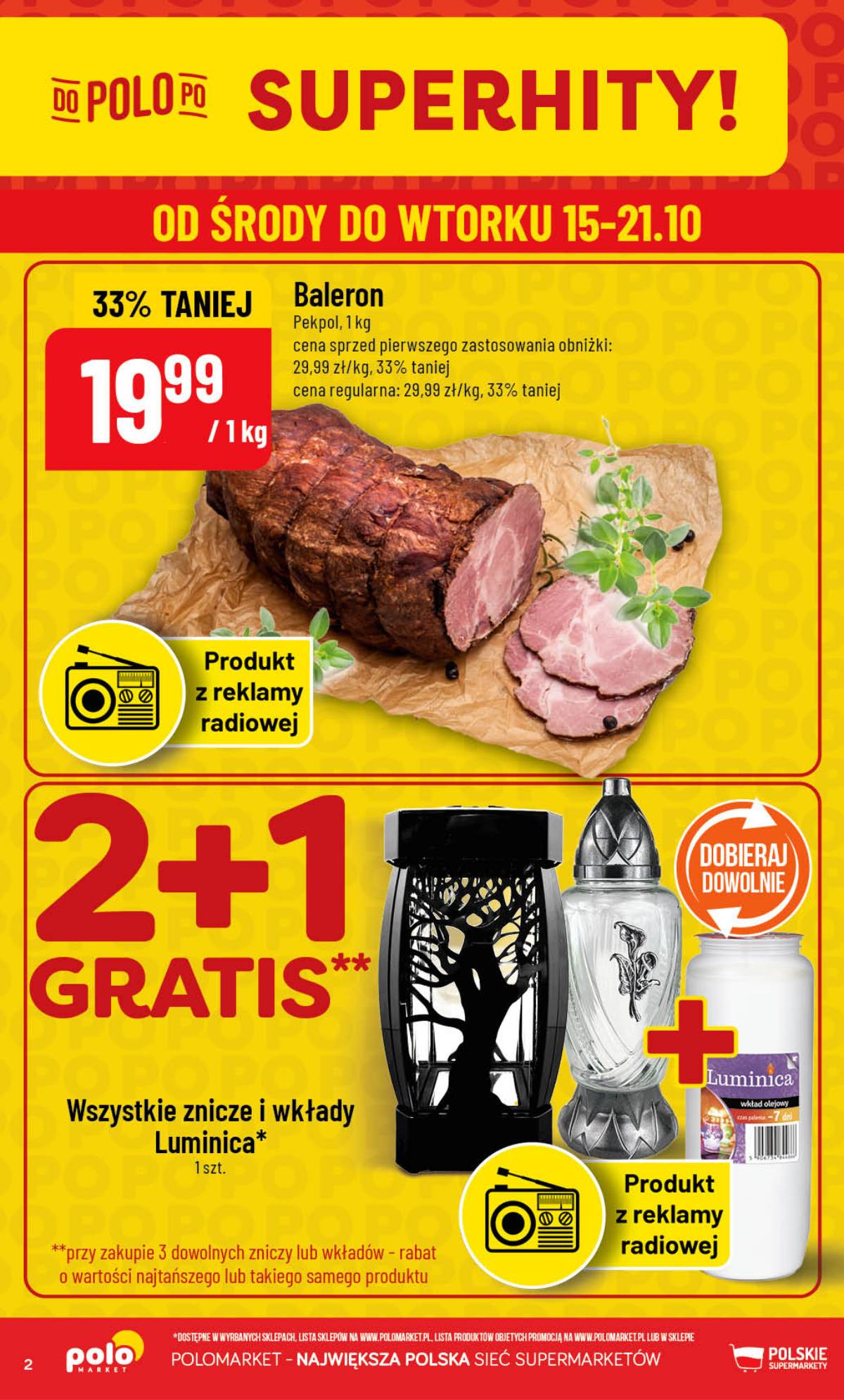 POLOmarket - Gazetka POLOmarket 2 puslapis