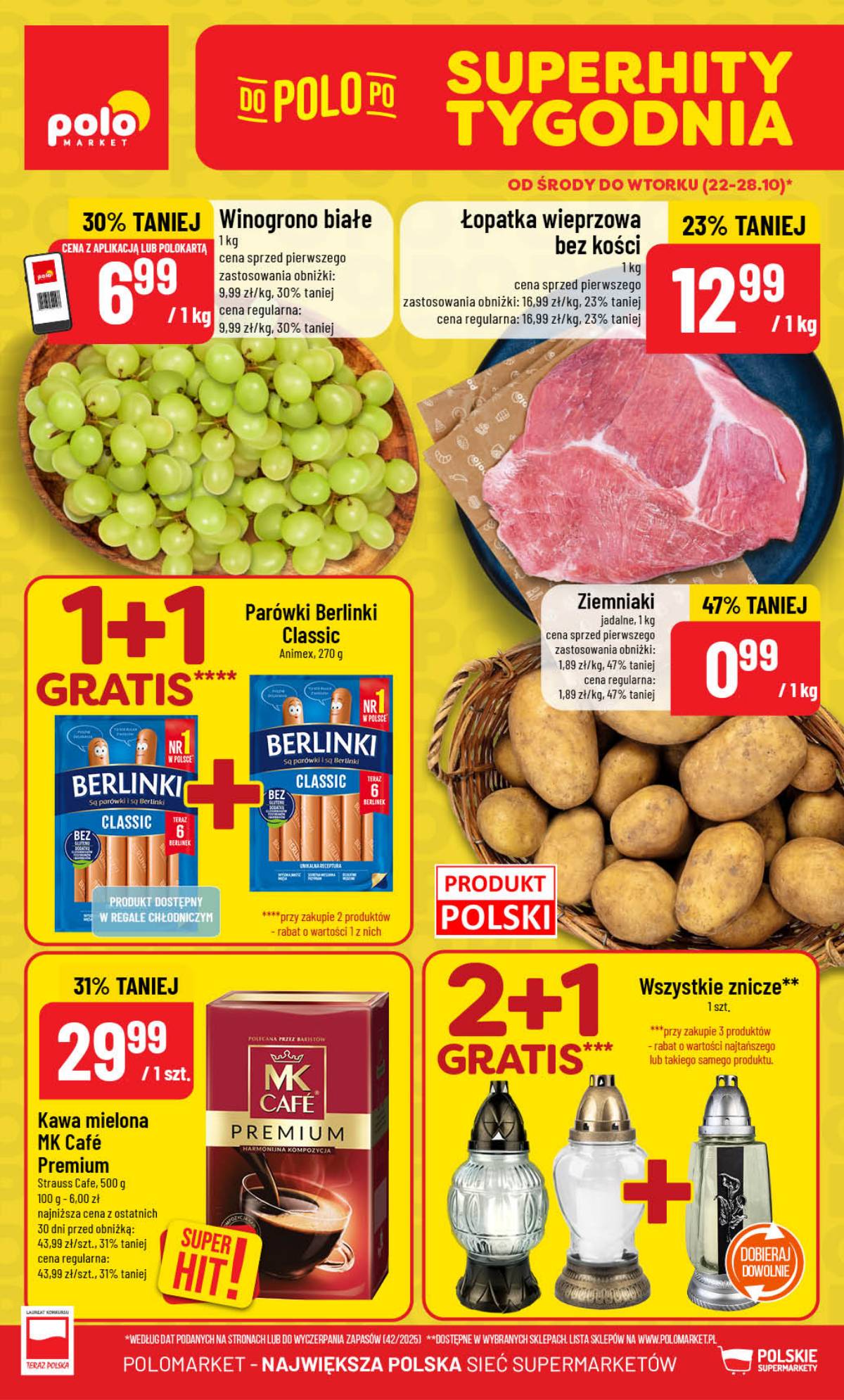 POLOmarket - Gazetka POLOmarket 1 puslapis