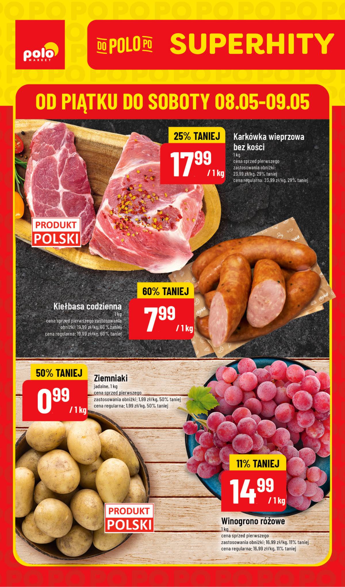 POLOmarket - Oferta SUPERHITY na weekend 1 puslapis