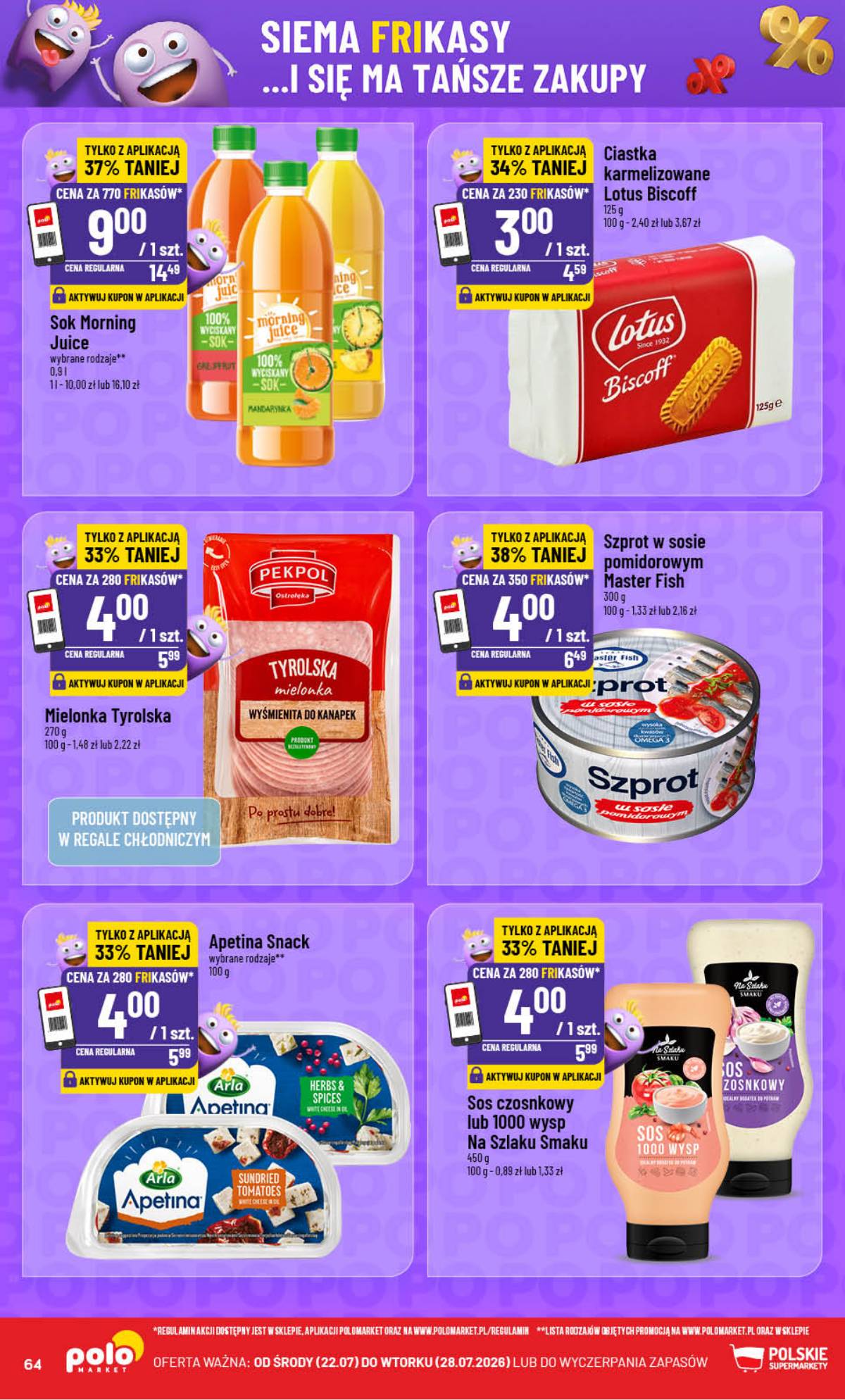 POLOmarket - Gazetka Polomarket 22.07-28.07 64 puslapis