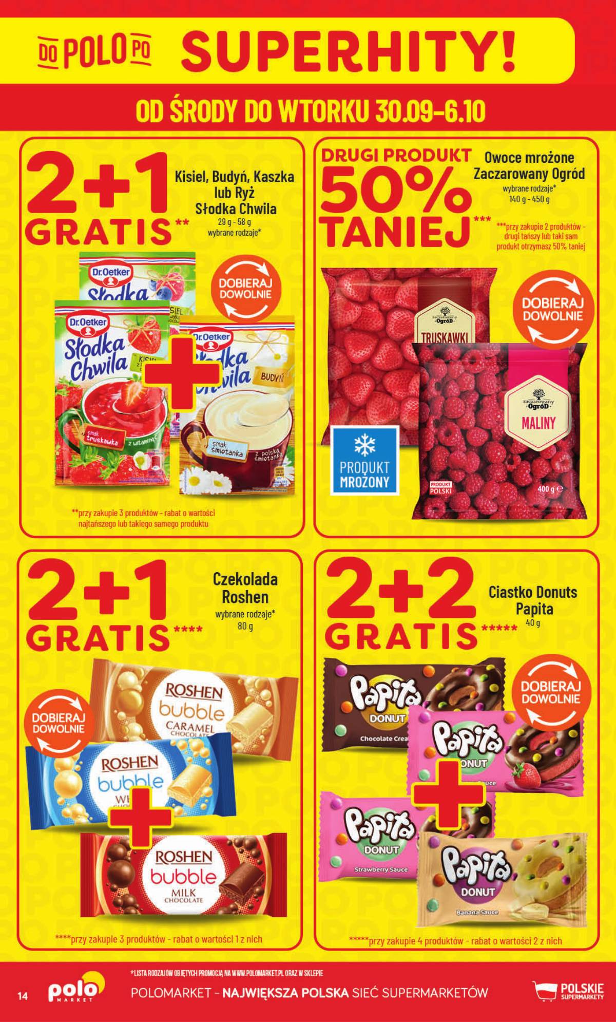 POLOmarket - Gazetka od 30.09 14 puslapis