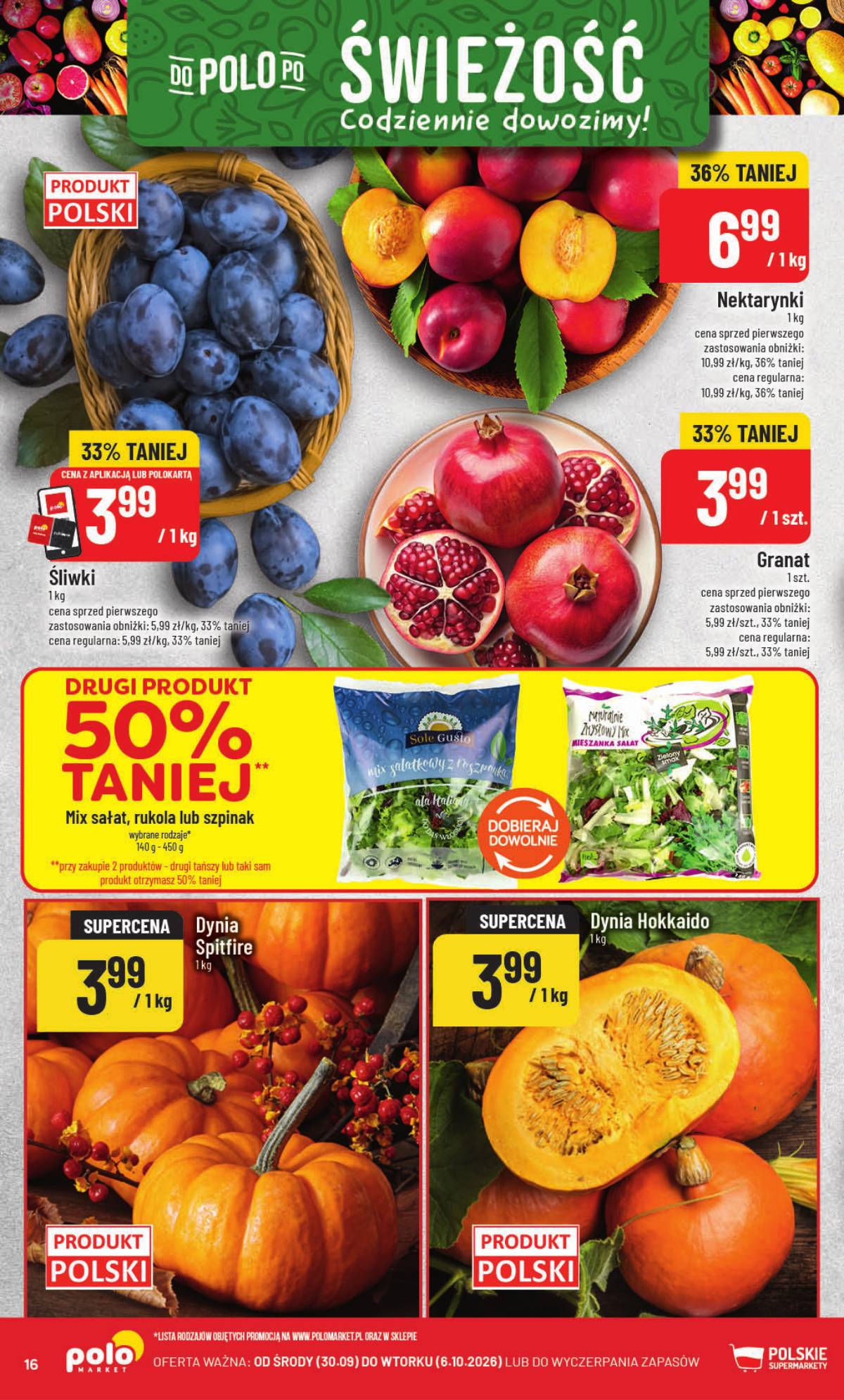 POLOmarket - Gazetka od 30.09 16 puslapis