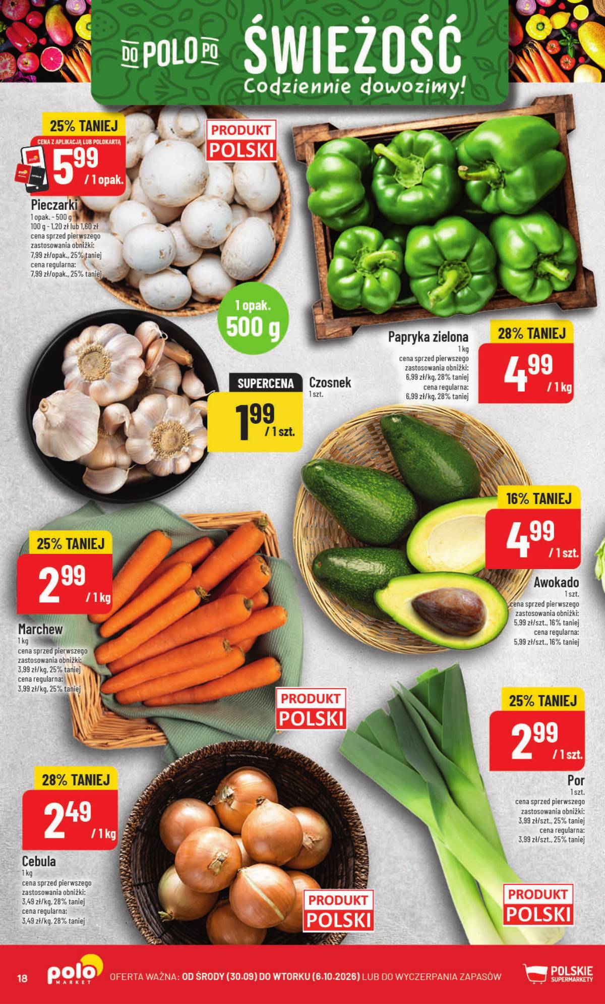 POLOmarket - Gazetka od 30.09 18 puslapis