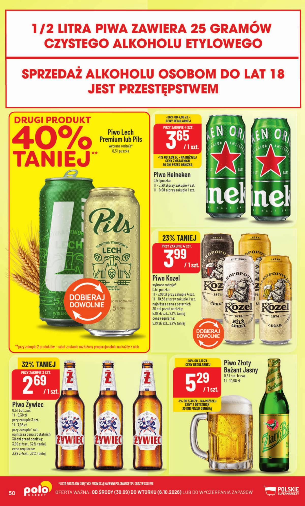 POLOmarket - Gazetka od 30.09 50 puslapis