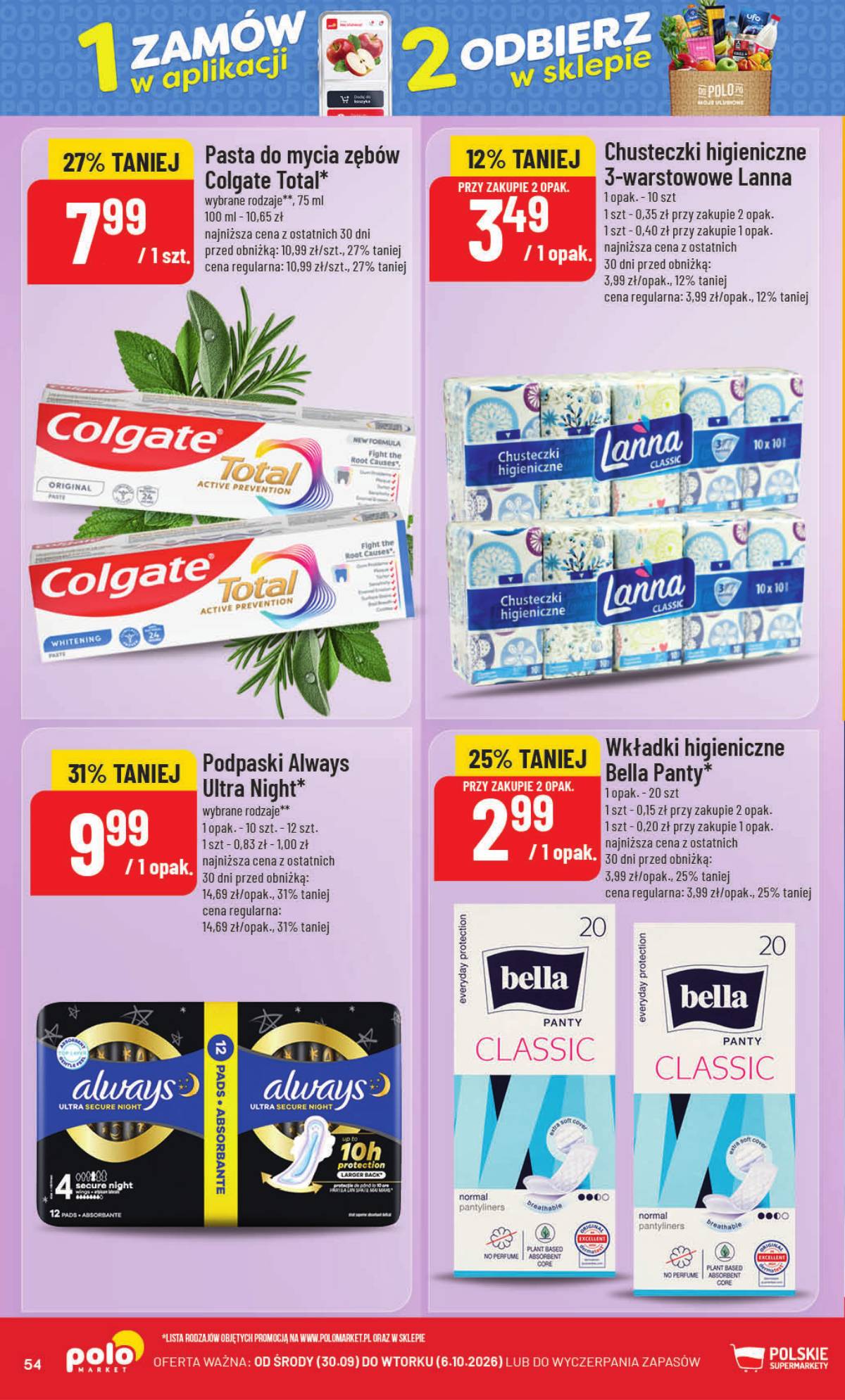 POLOmarket - Gazetka od 30.09 54 puslapis