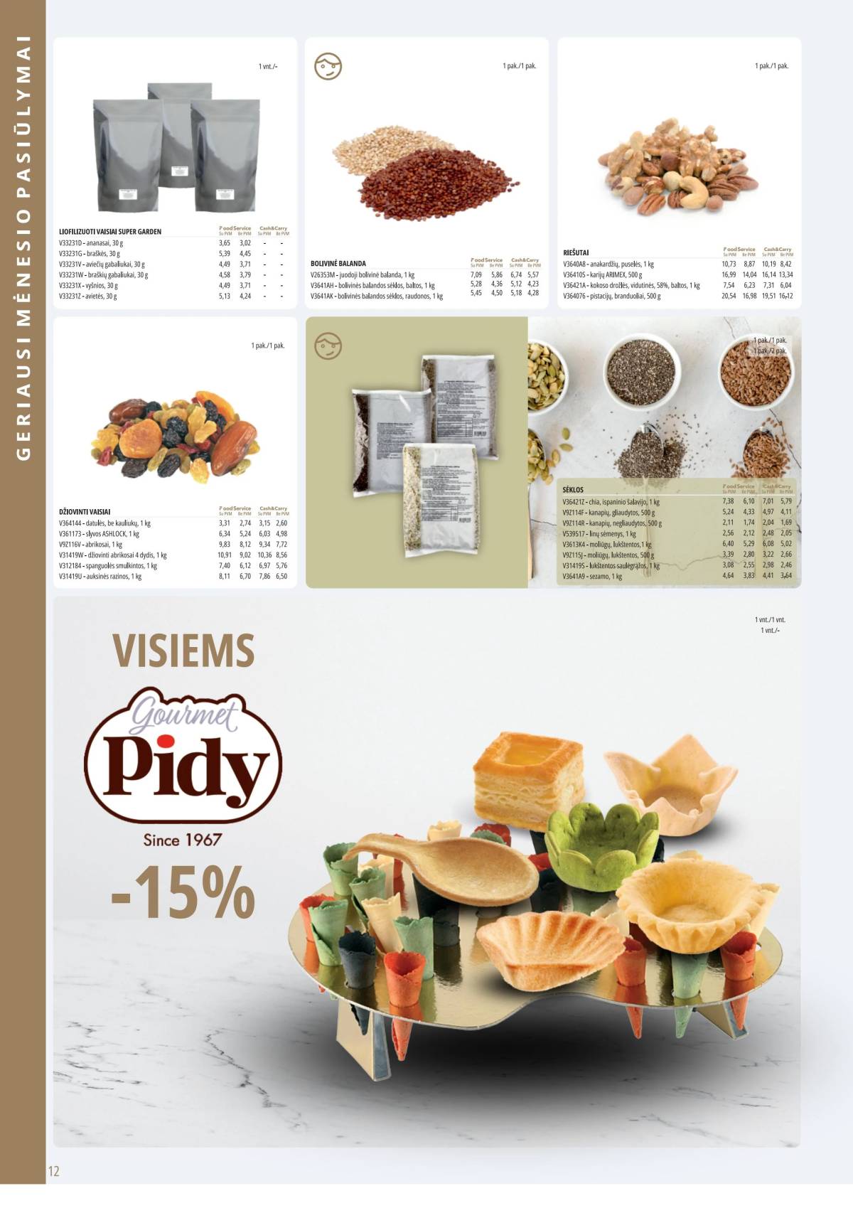 PROMO Cash&Carry - Promo Food Service "Ir profesionalui, ir gurmanui" leidinys 12 puslapis