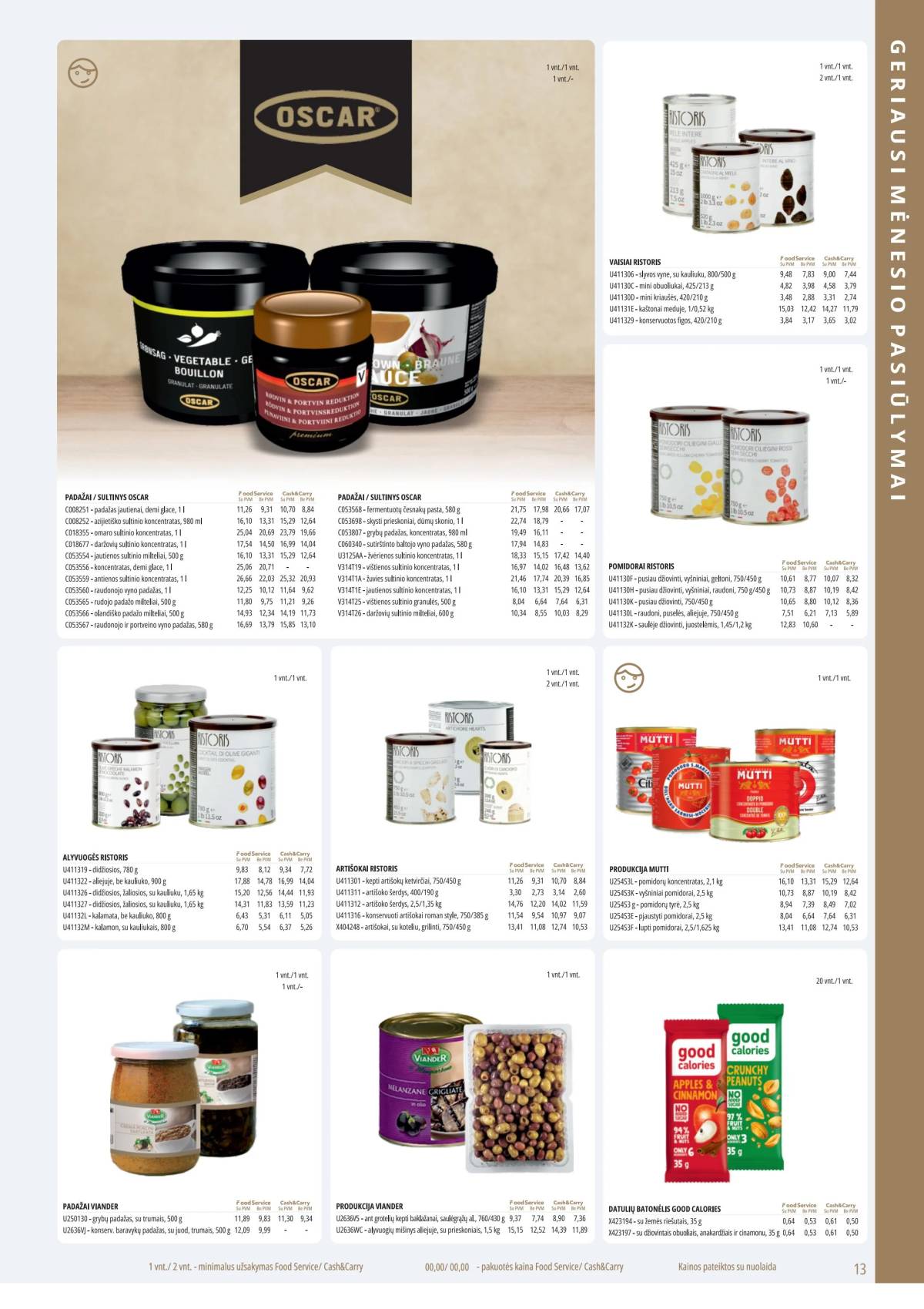 PROMO Cash&Carry - Promo Food Service "Ir profesionalui, ir gurmanui" leidinys 13 puslapis