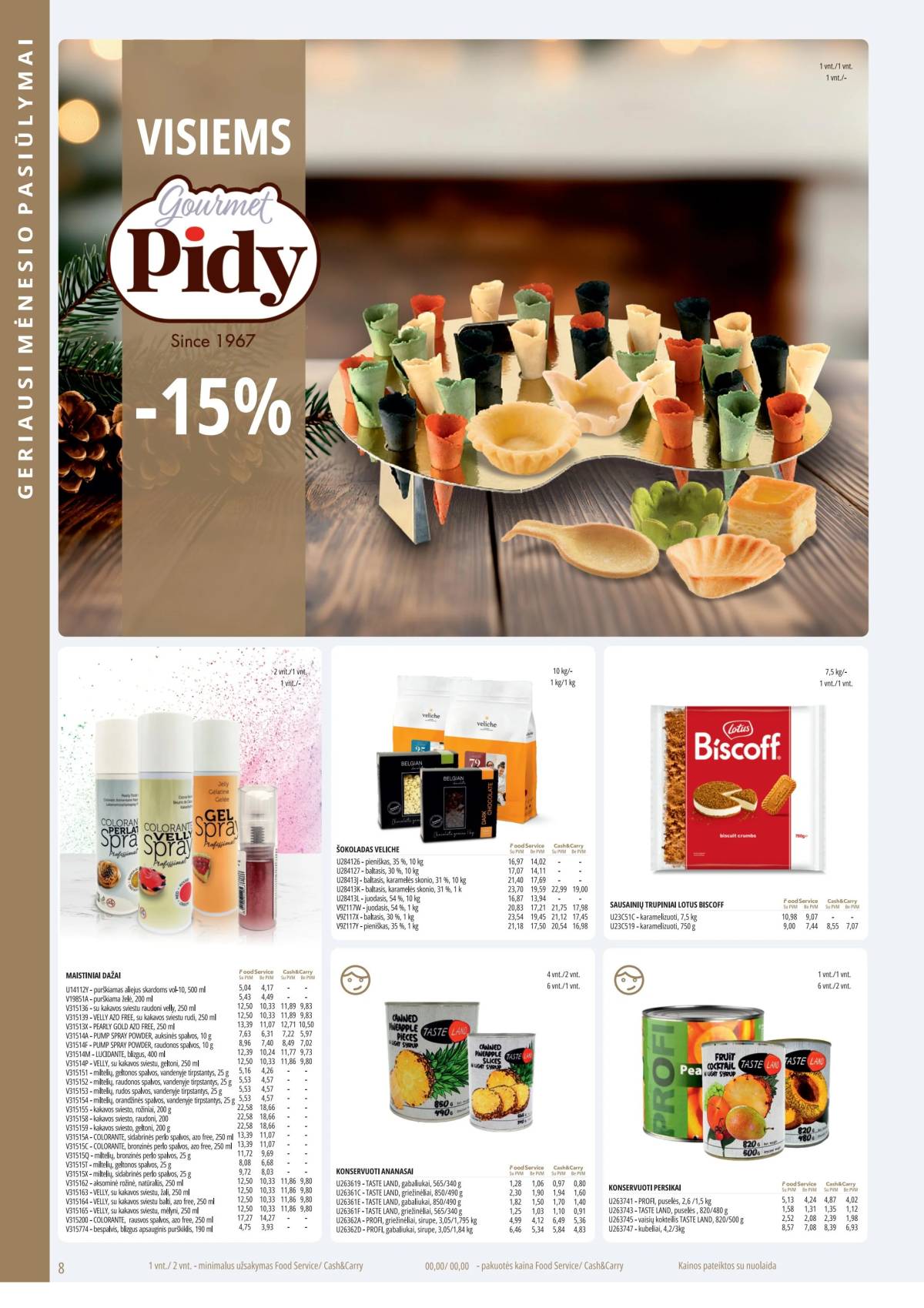 PROMO Cash&Carry - Promo Cash&Carry profesionalui ir gurmanui nuolaidų katalogas | 2025-12-01 - 2025-12-31 8 puslapis