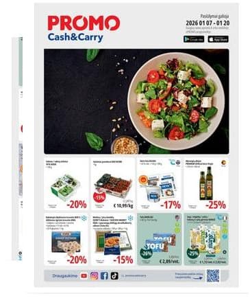 PROMO Cash&Carry - Promo Cash&Carry akcijų leidinys | 2026-01-07 - 2026-01-20 2026-01-08 – 2026-01-20