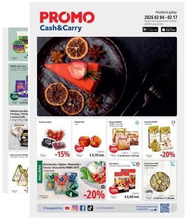 PROMO Cash&Carry - Promo Cash&Carry akcijų leidinys | 2026-02-04 - 2026-02-17 2026-02-04 – 2026-02-17