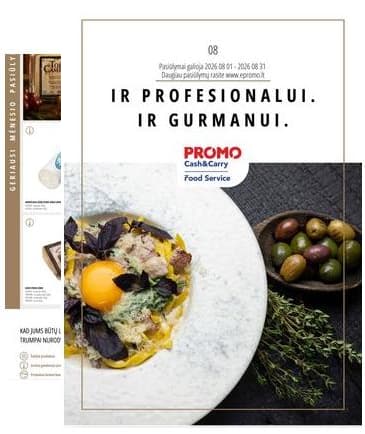PROMO Cash&Carry - PROMO food service leidinys 2026-08-03 – 2026-08-31