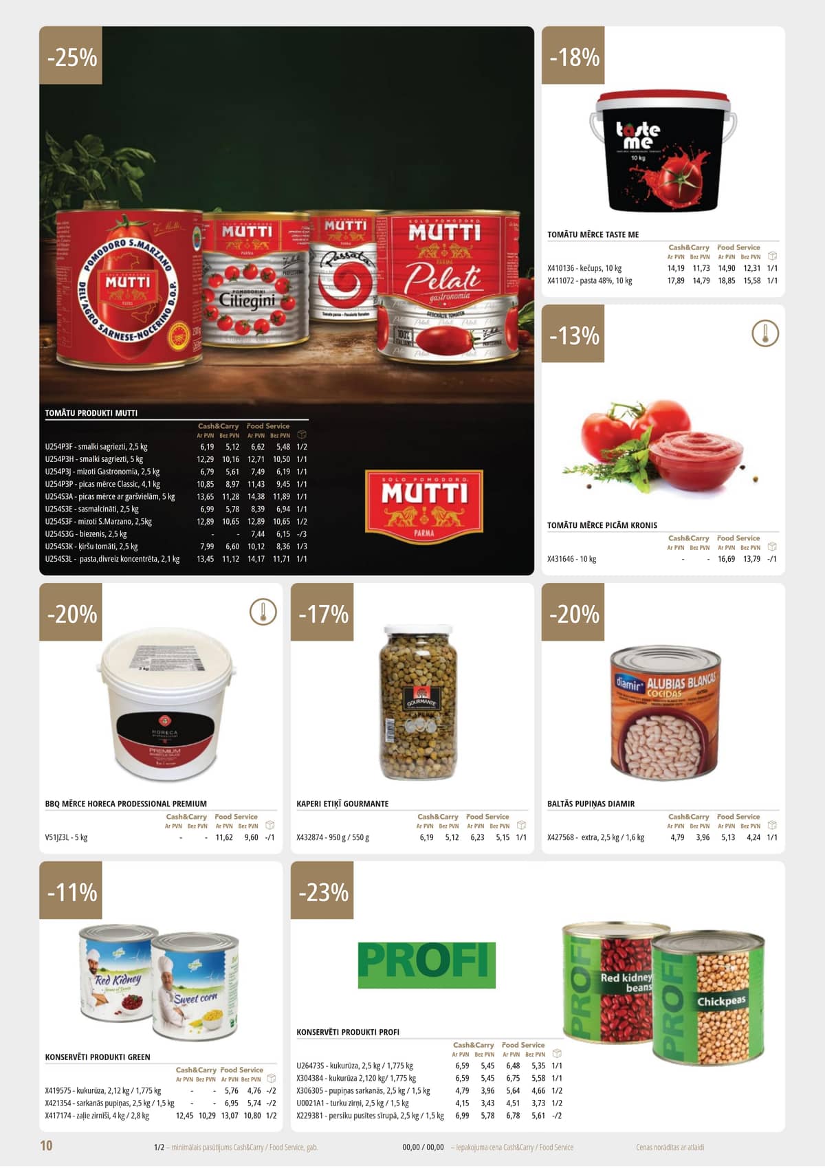 PROMO Cash&Carry - PROMO Food Service žurnāls 10 puslapis