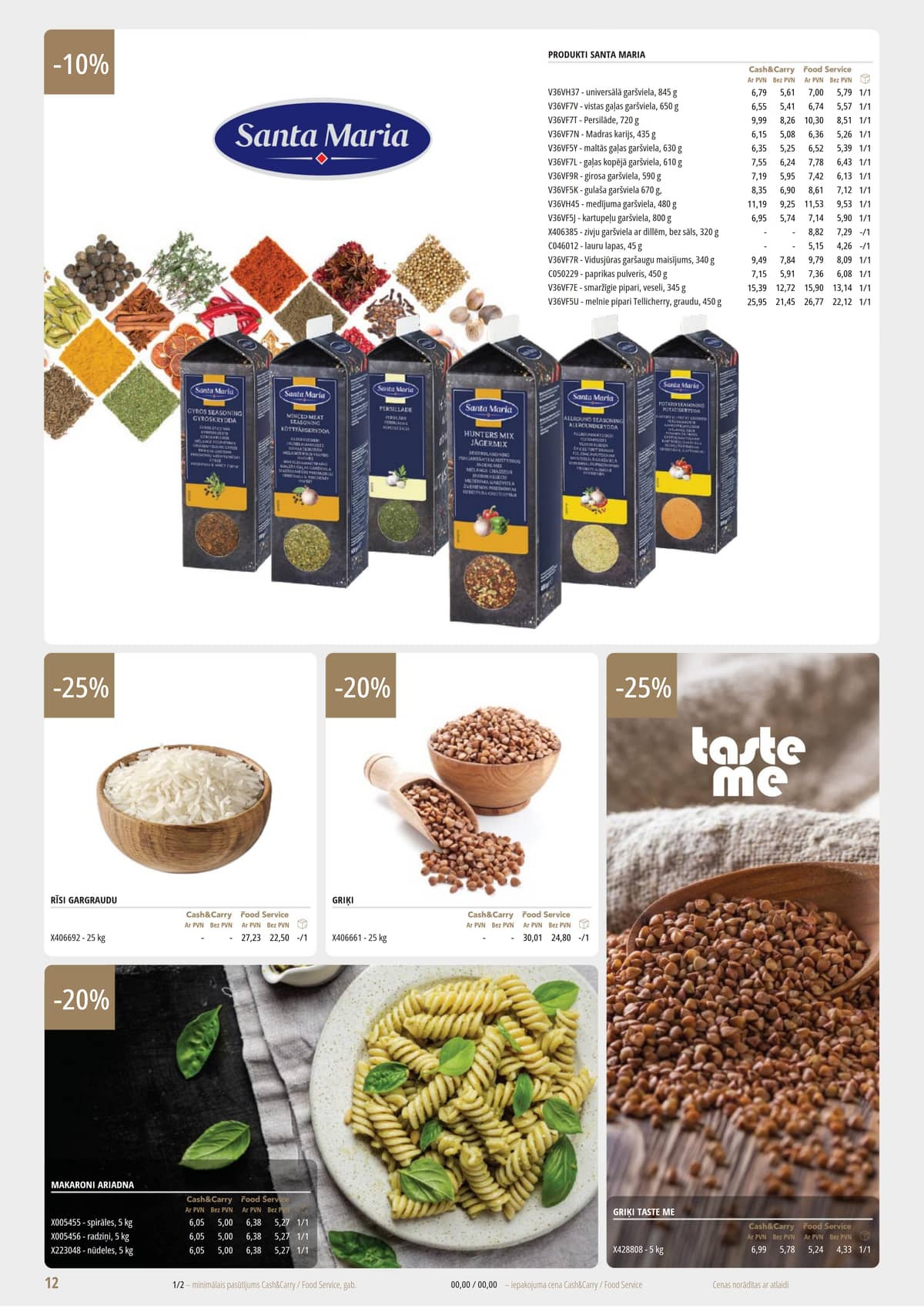 PROMO Cash&Carry - PROMO Food Service žurnāls 12 puslapis
