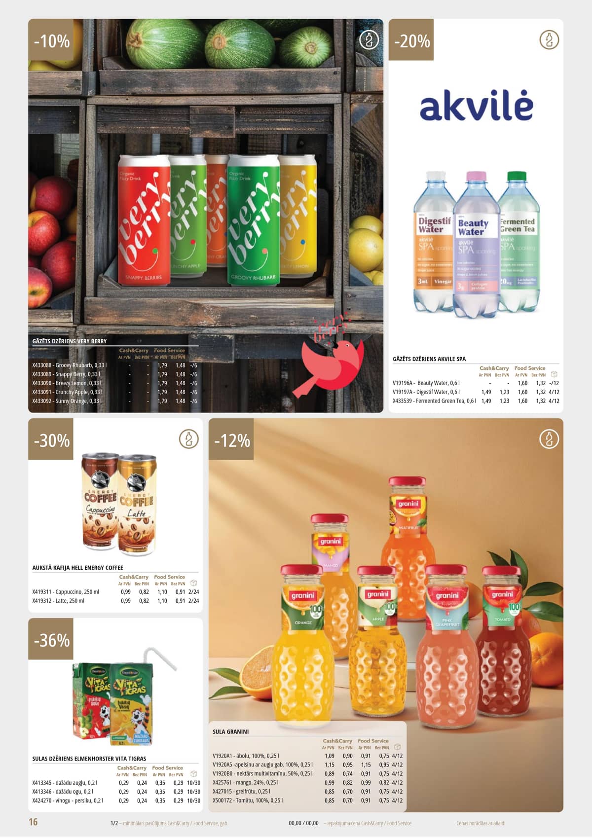 PROMO Cash&Carry - PROMO Food Service žurnāls 16 puslapis