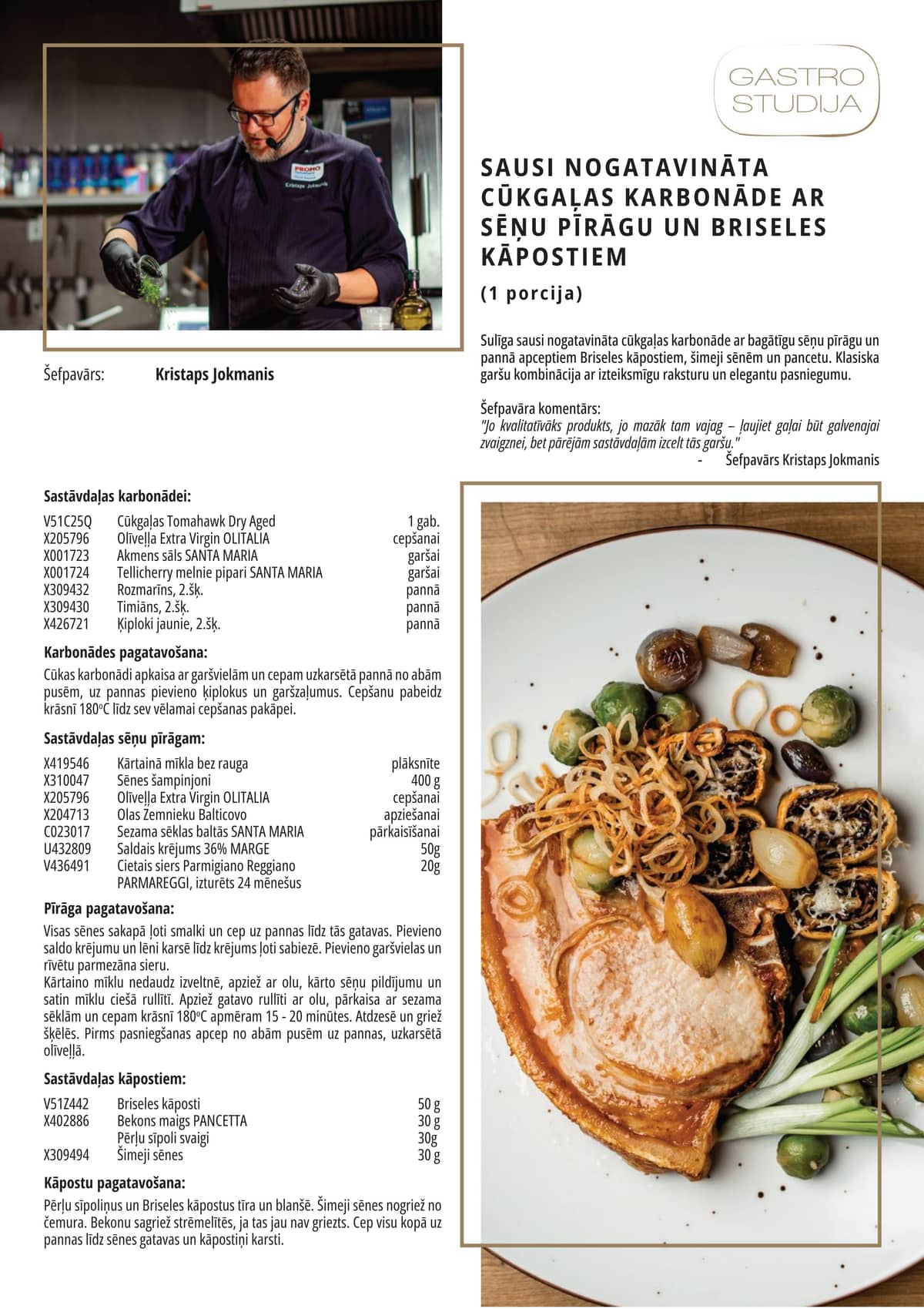 PROMO Cash&Carry - PROMO Food Service žurnāls 3 puslapis