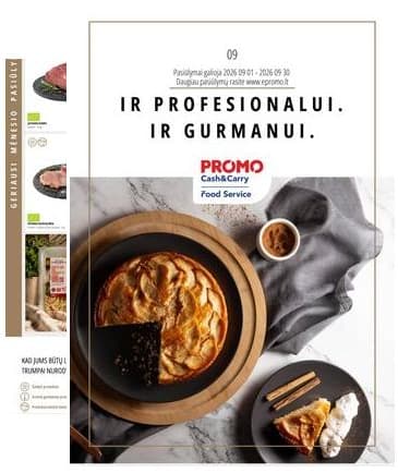 PROMO Cash&Carry - PROMO food service leidinys 2026-09-01 – 2026-09-30