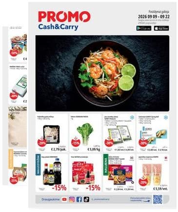 PROMO Cash&Carry - PROMO Cash&Carry leidinys 2026-09-09 – 2026-09-22