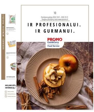 PROMO Cash&Carry - PROMO food service leidinys 2026-10-01 – 2026-10-31