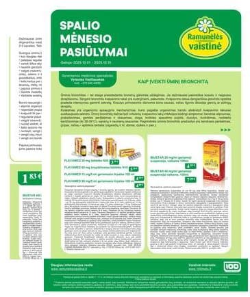 Ramunėlės vaistinė - Ramunėlės vaistinės akcijų leidinys 2025-11-01 – 2025-11-30