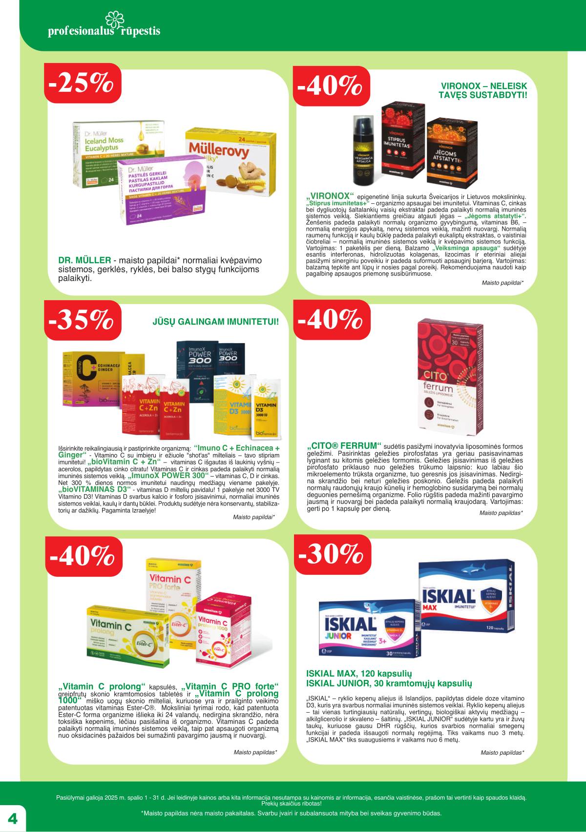 Ramunėlės vaistinė - Ramunėlės vaistinės akcijų leidinys 4 puslapis