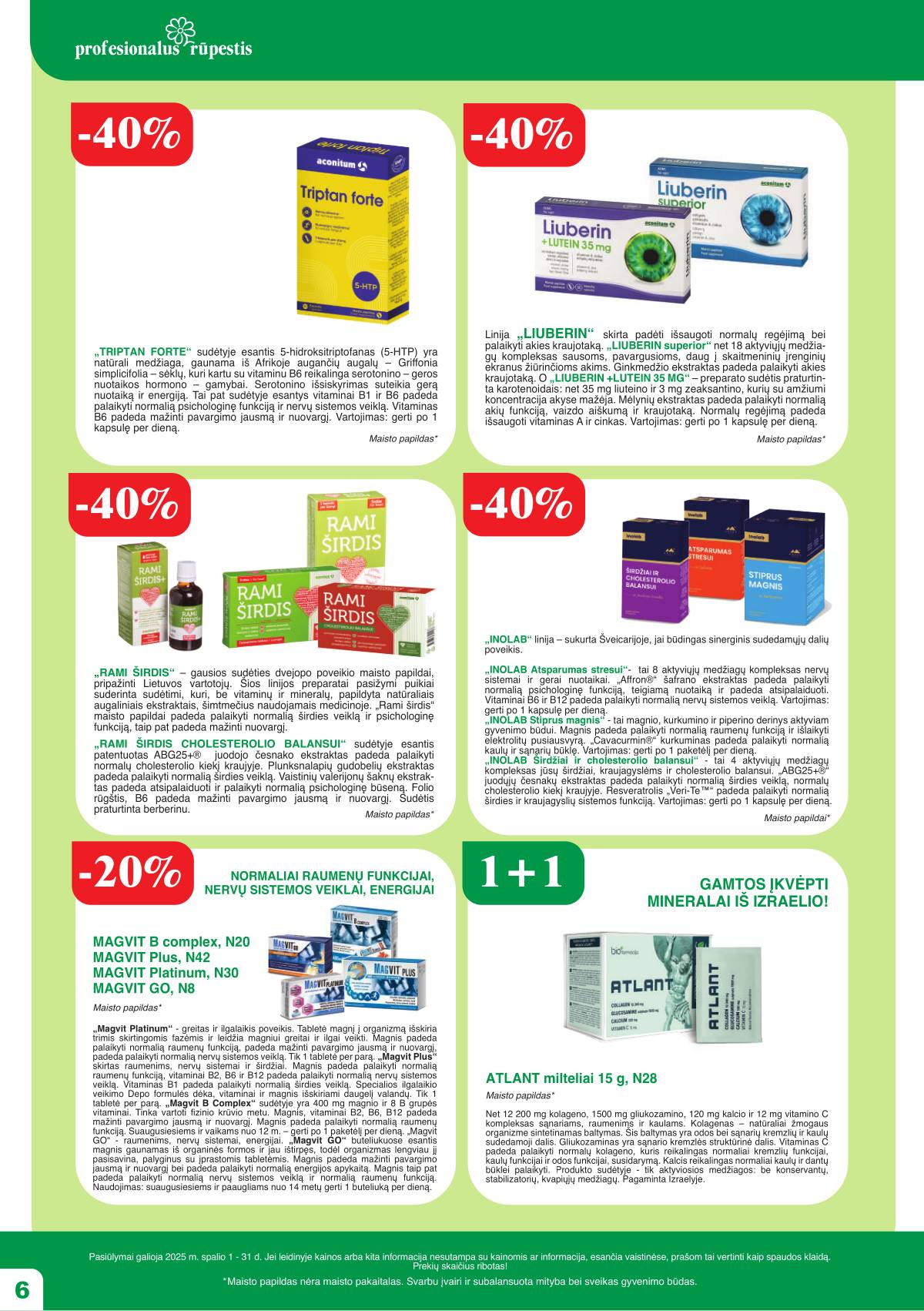 Ramunėlės vaistinė - Ramunėlės vaistinės akcijų leidinys 6 puslapis