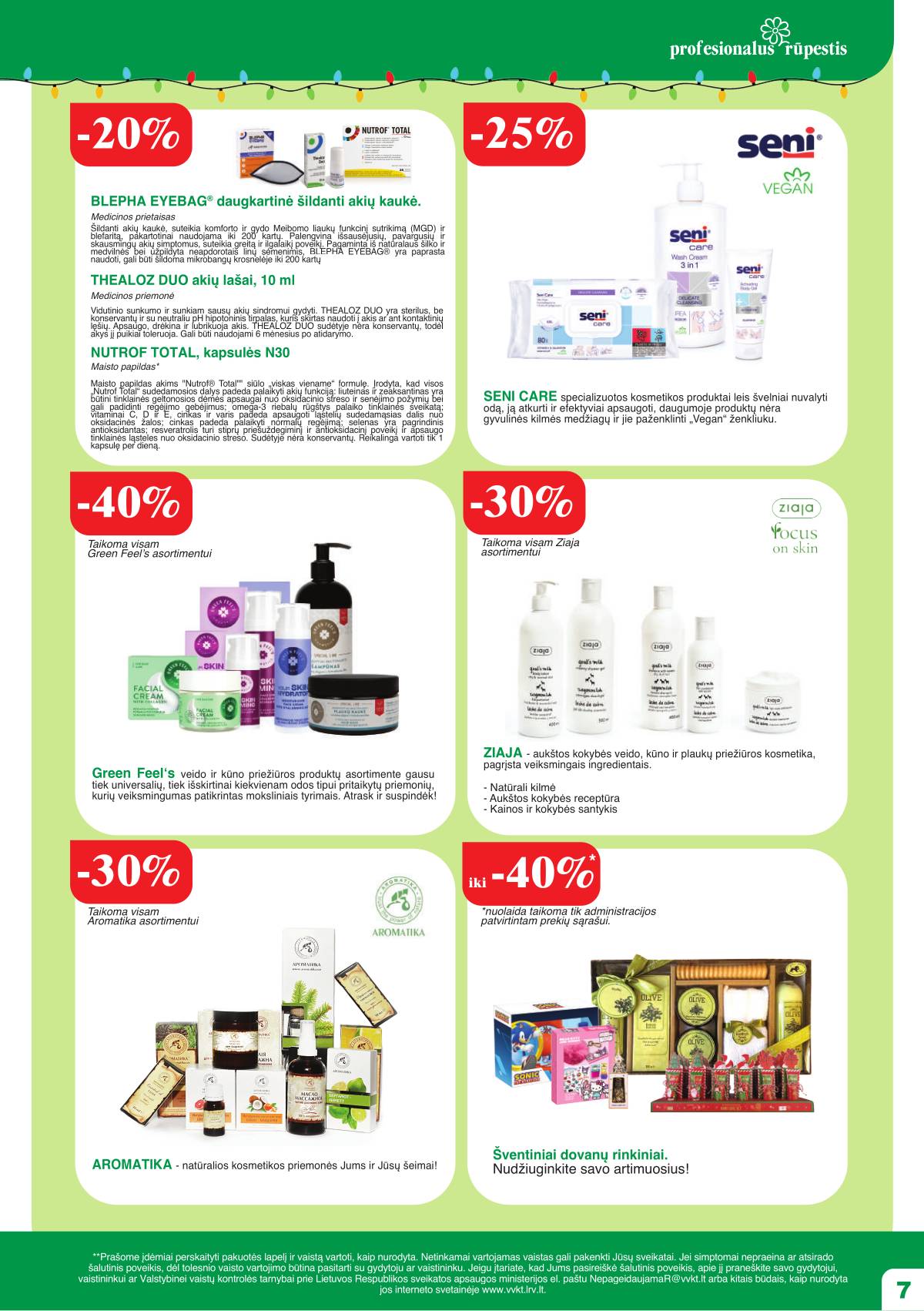 Ramunėlės vaistinė - Ramunėlės vaistinės akcijų leidinys | 2025-12-01 - 2025-12-31 7 puslapis