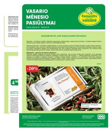 Ramunėlės vaistinė - Ramunėlės vaistinės akcijų leidinys 2026-03-01 – 2026-03-31
