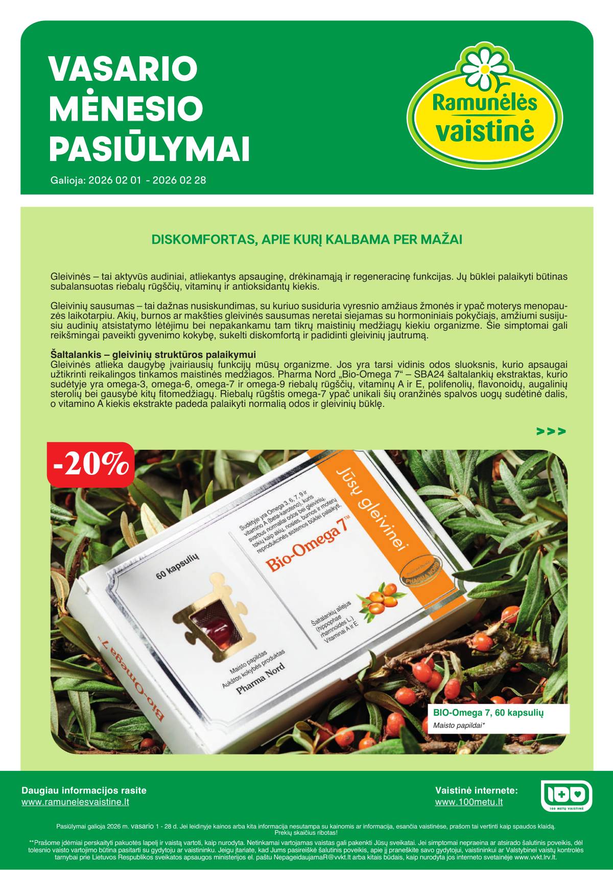 Ramunėlės vaistinė - Ramunėlės vaistinės akcijų leidinys 1 puslapis