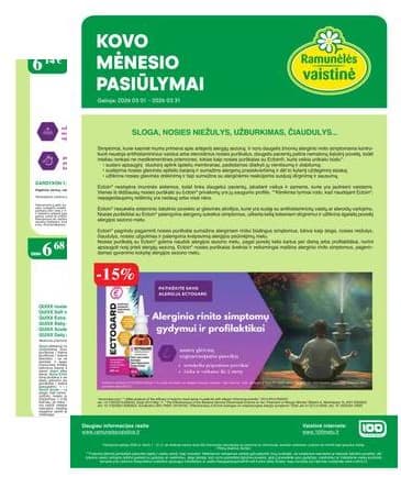 Ramunėlės vaistinė - Ramunėlės vaistinės akcijų leidinys 2026-04-01 – 2026-04-30