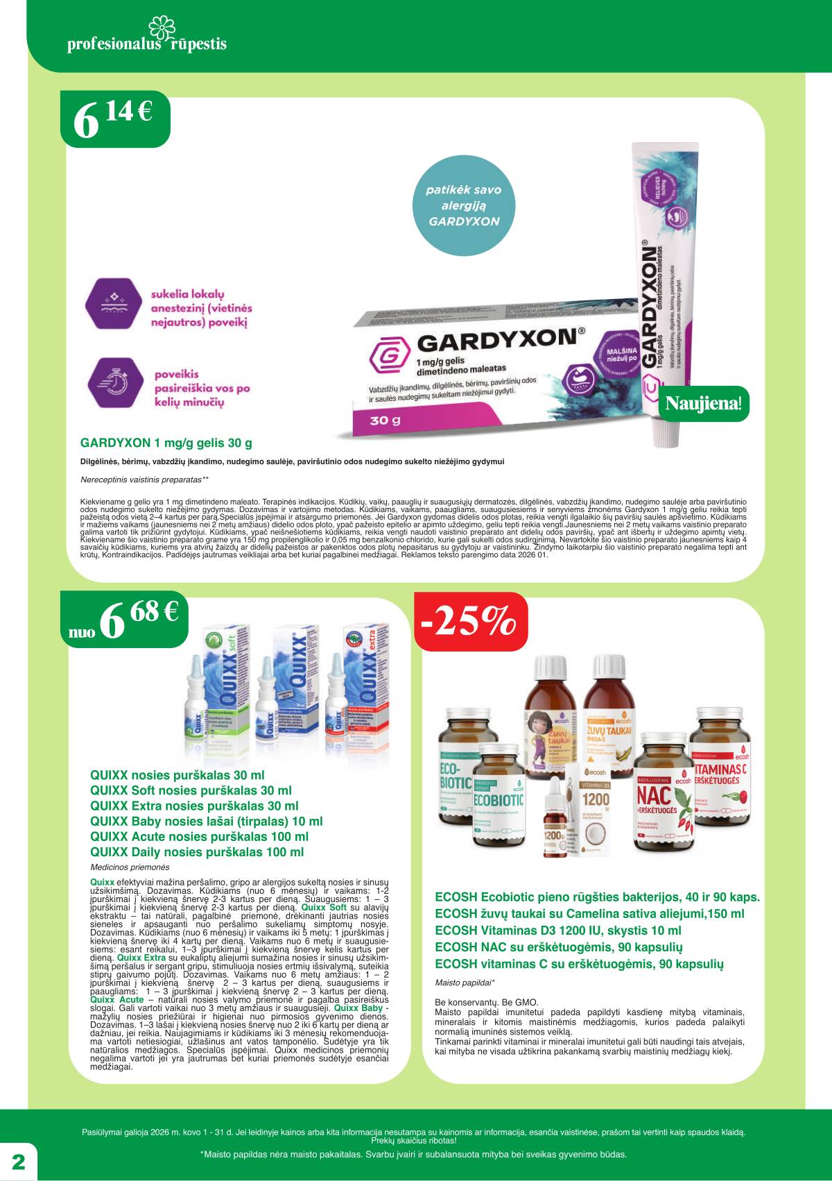 Ramunėlės vaistinė - Ramunėlės vaistinės akcijų leidinys 2 puslapis