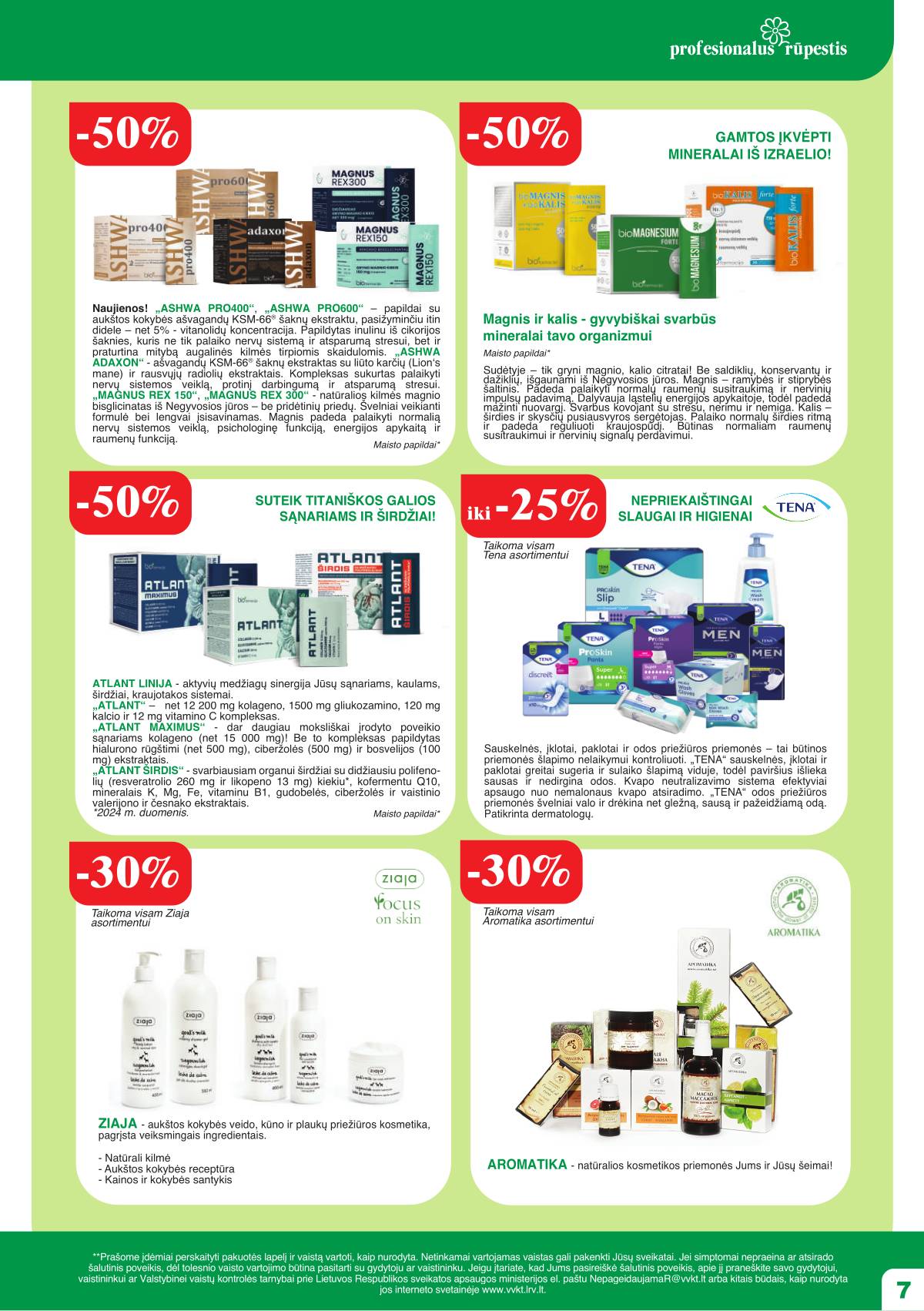 Ramunėlės vaistinė - Ramunėlės vaistinės akcijų leidinys 7 puslapis