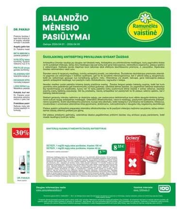 Ramunėlės vaistinė - Ramunėlės vaistinės akcijų leidinys 2026-05-01 – 2026-05-31