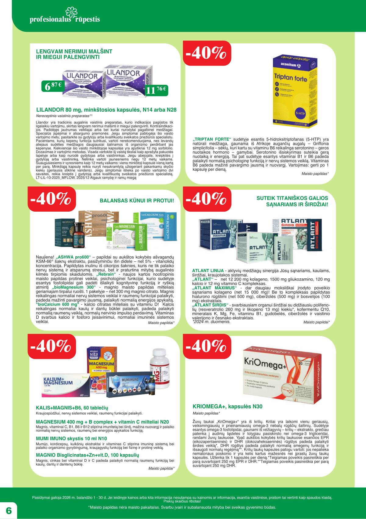 Ramunėlės vaistinė - Ramunėlės vaistinės akcijų leidinys 6 puslapis