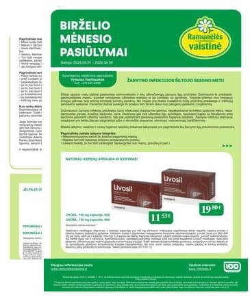 Ramunėlės vaistinė - Ramunėlės vaistinės akcijų leidinys 2026-06-01 – 2026-06-30