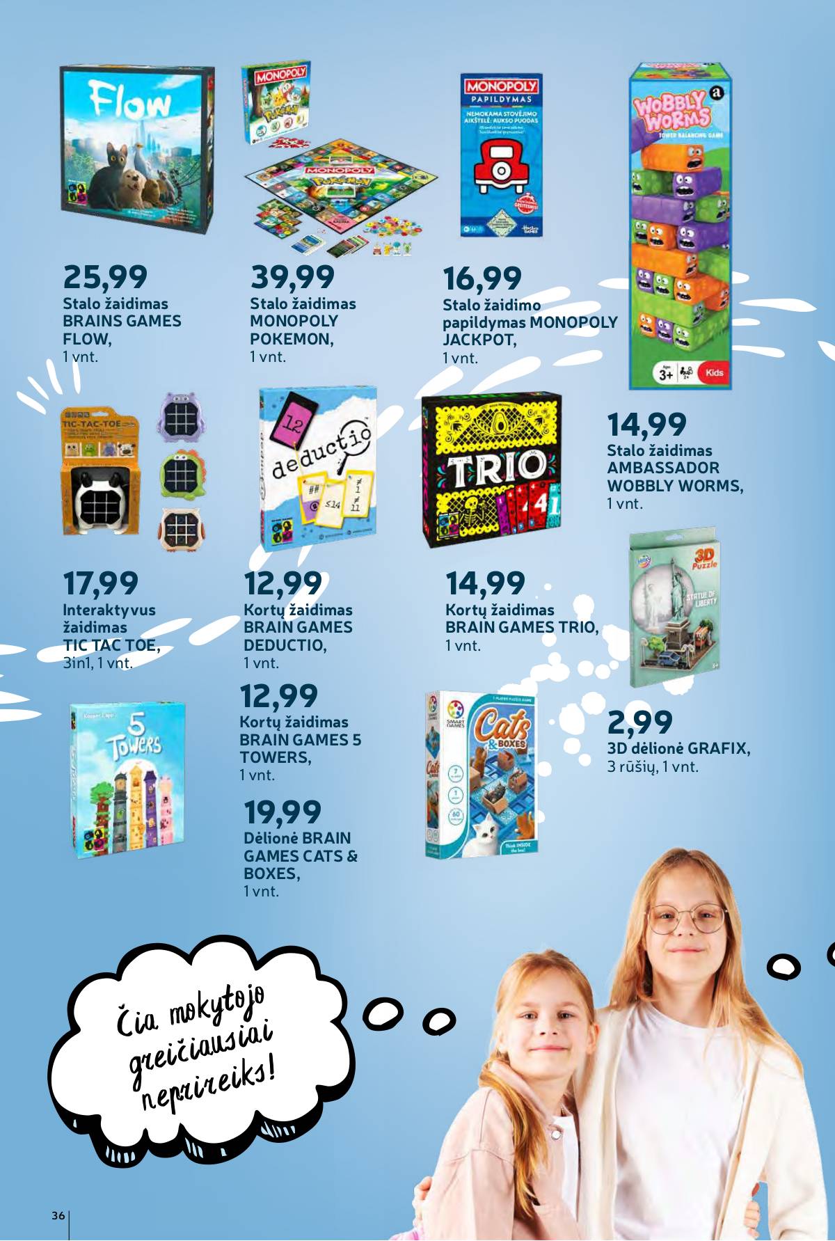 Rimi - "Atgal į mokyklą" RIMI nuolaidų leidinys 36 puslapis