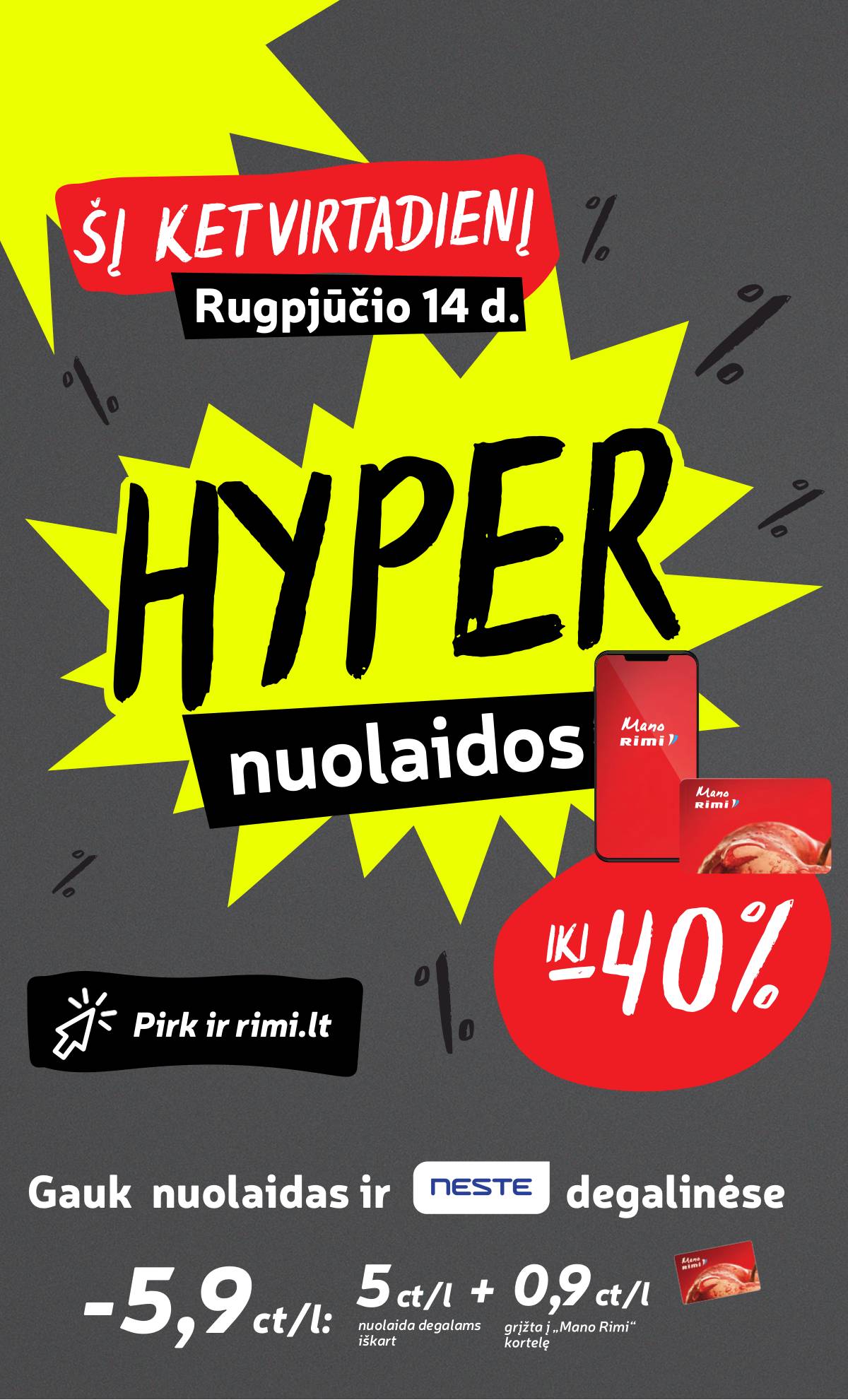 Rimi - RIMI savaitinis akcijų leidinys Nr. 33 | 2025-08-12 - 2025-08-18 2 puslapis