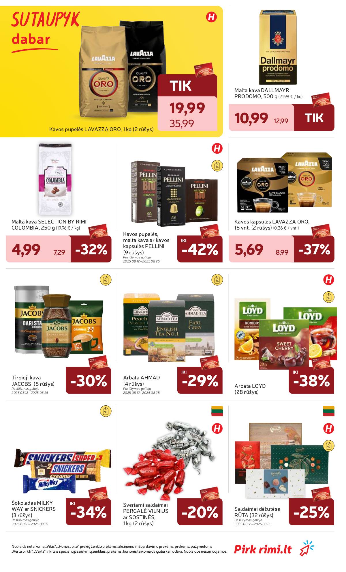 Rimi - RIMI savaitinis akcijų leidinys Nr. 33 | 2025-08-12 - 2025-08-18 27 puslapis