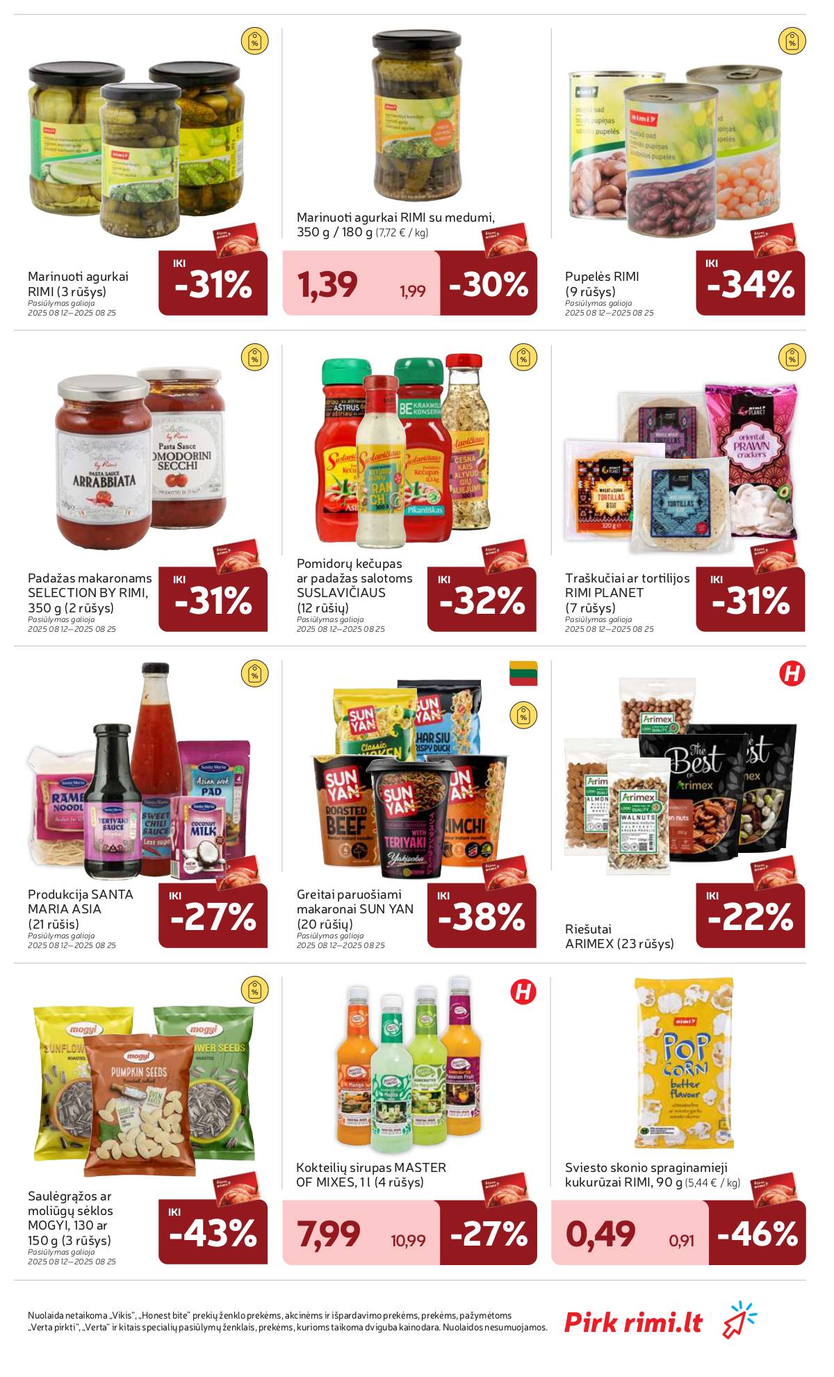 Rimi - RIMI savaitinis akcijų leidinys Nr. 33 | 2025-08-12 - 2025-08-18 29 puslapis