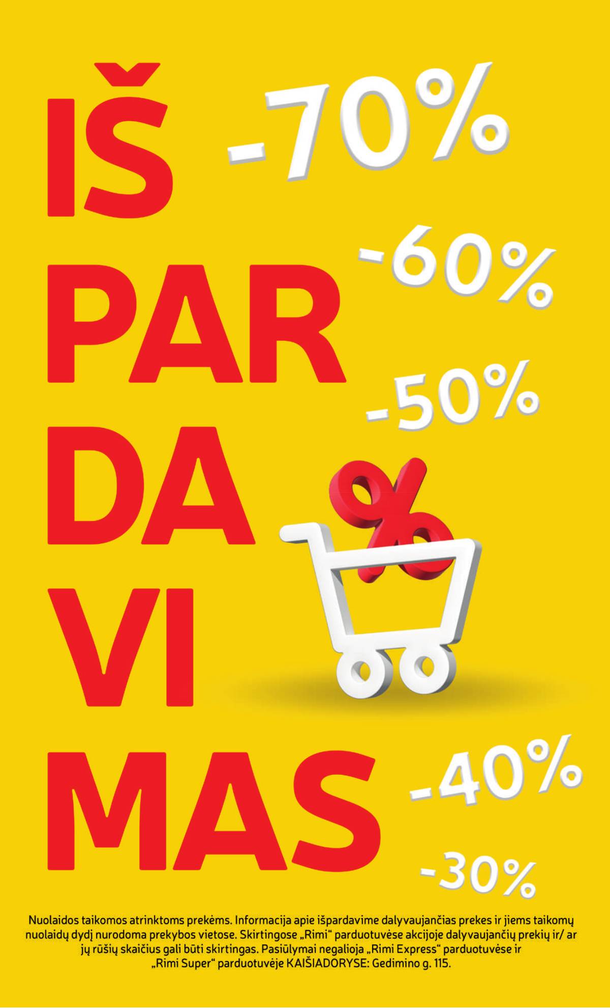 Rimi - RIMI savaitinis akcijų leidinys Nr. 33 | 2025-08-12 - 2025-08-18 32 puslapis