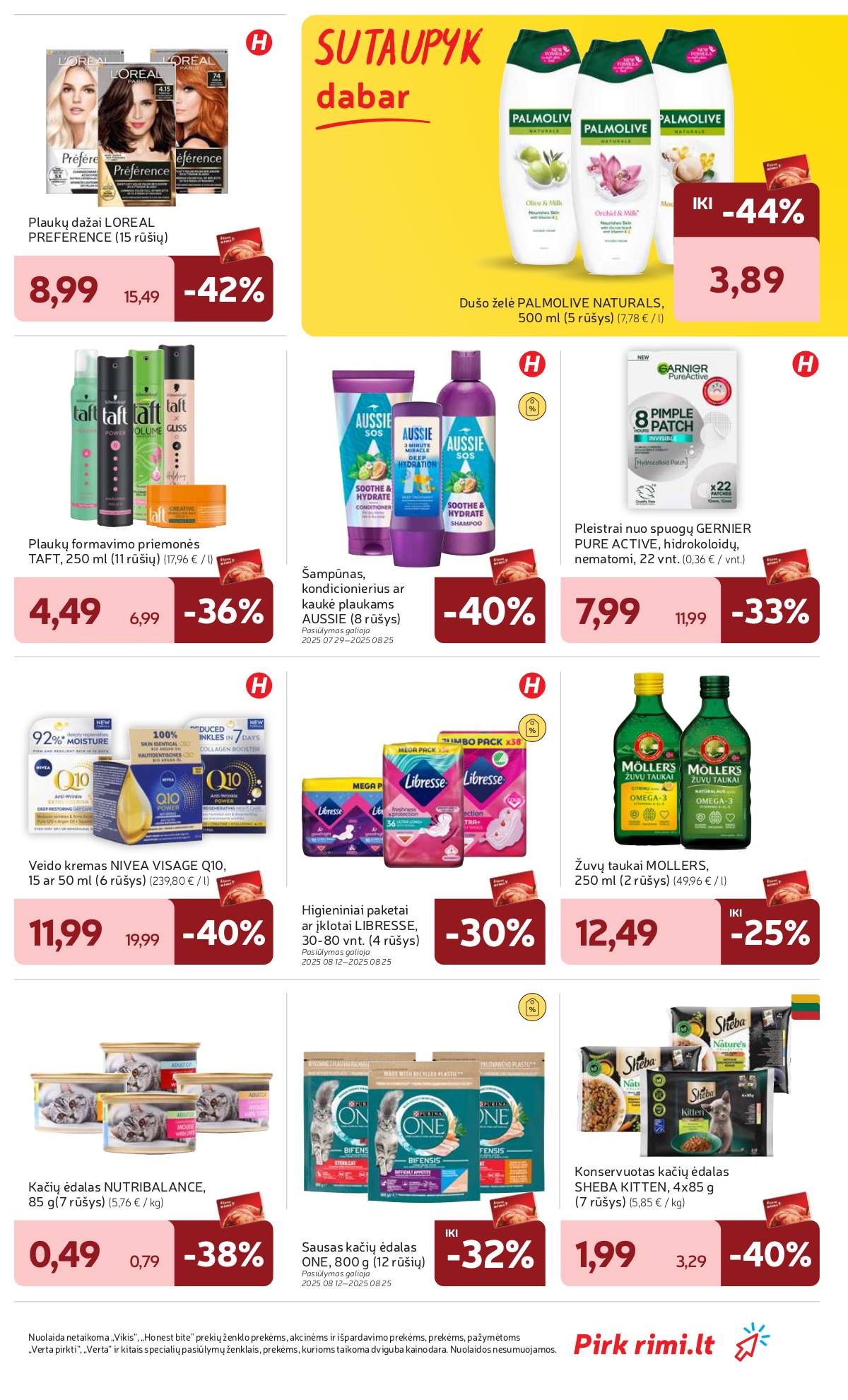 Rimi - RIMI savaitinis akcijų leidinys Nr. 33 | 2025-08-12 - 2025-08-18 33 puslapis