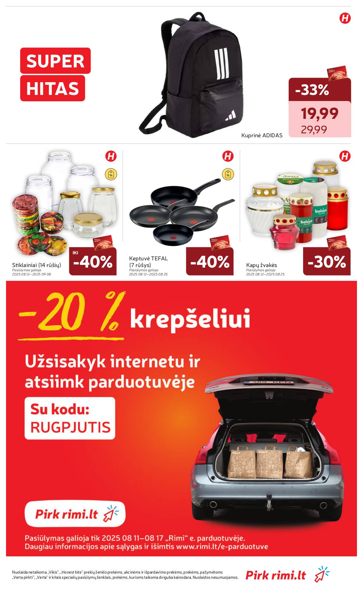 Rimi - RIMI savaitinis akcijų leidinys Nr. 33 | 2025-08-12 - 2025-08-18 39 puslapis