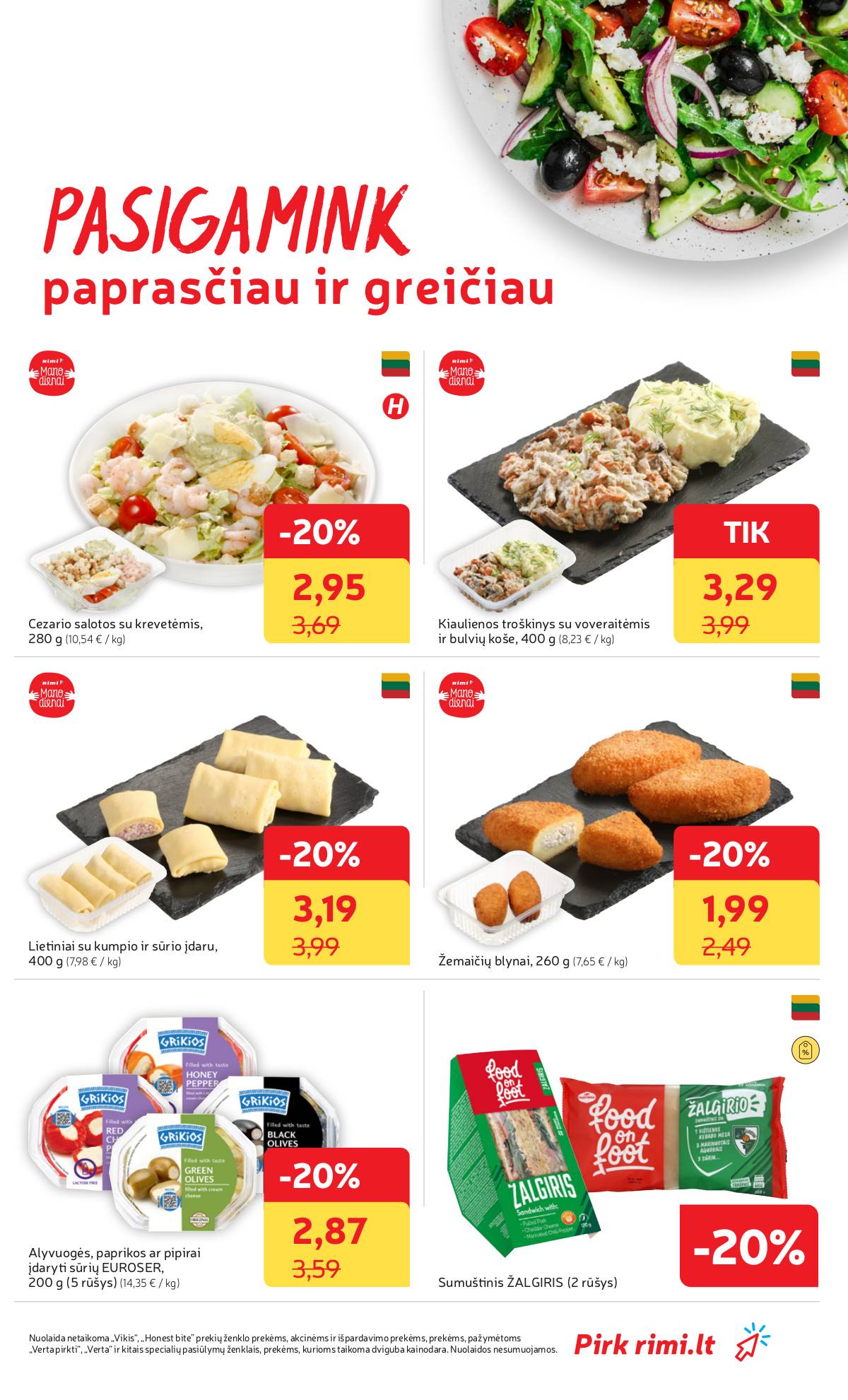 Rimi - RIMI savaitinis akcijų leidinys Nr. 34 | 2025-08-19 - 2025-08-25 11 puslapis