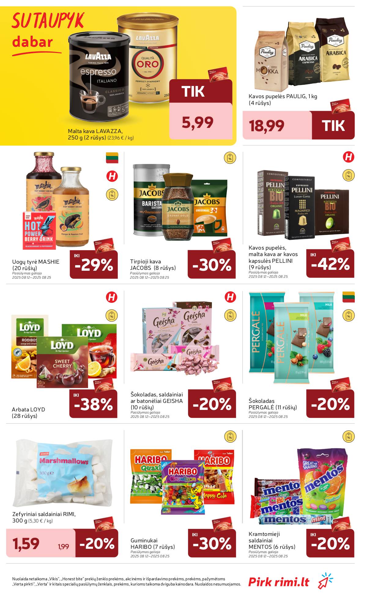 Rimi - RIMI savaitinis akcijų leidinys Nr. 34 | 2025-08-19 - 2025-08-25 25 puslapis