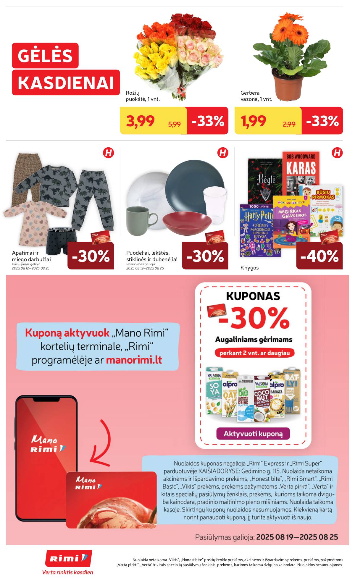 Rimi - RIMI savaitinis akcijų leidinys Nr. 34 | 2025-08-19 - 2025-08-25 34 puslapis