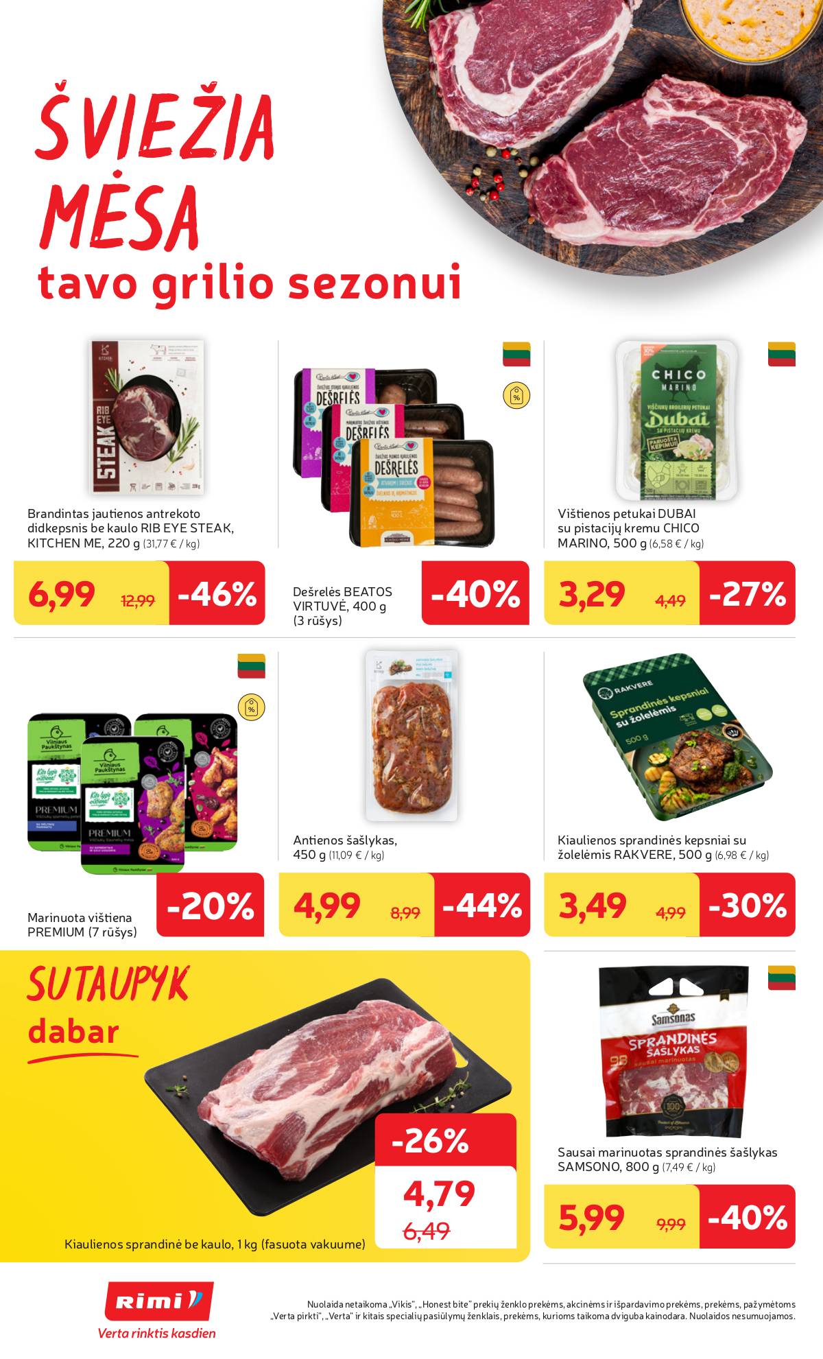 Rimi - RIMI savaitinis akcijų leidinys Nr. 34 | 2025-08-19 - 2025-08-25 6 puslapis