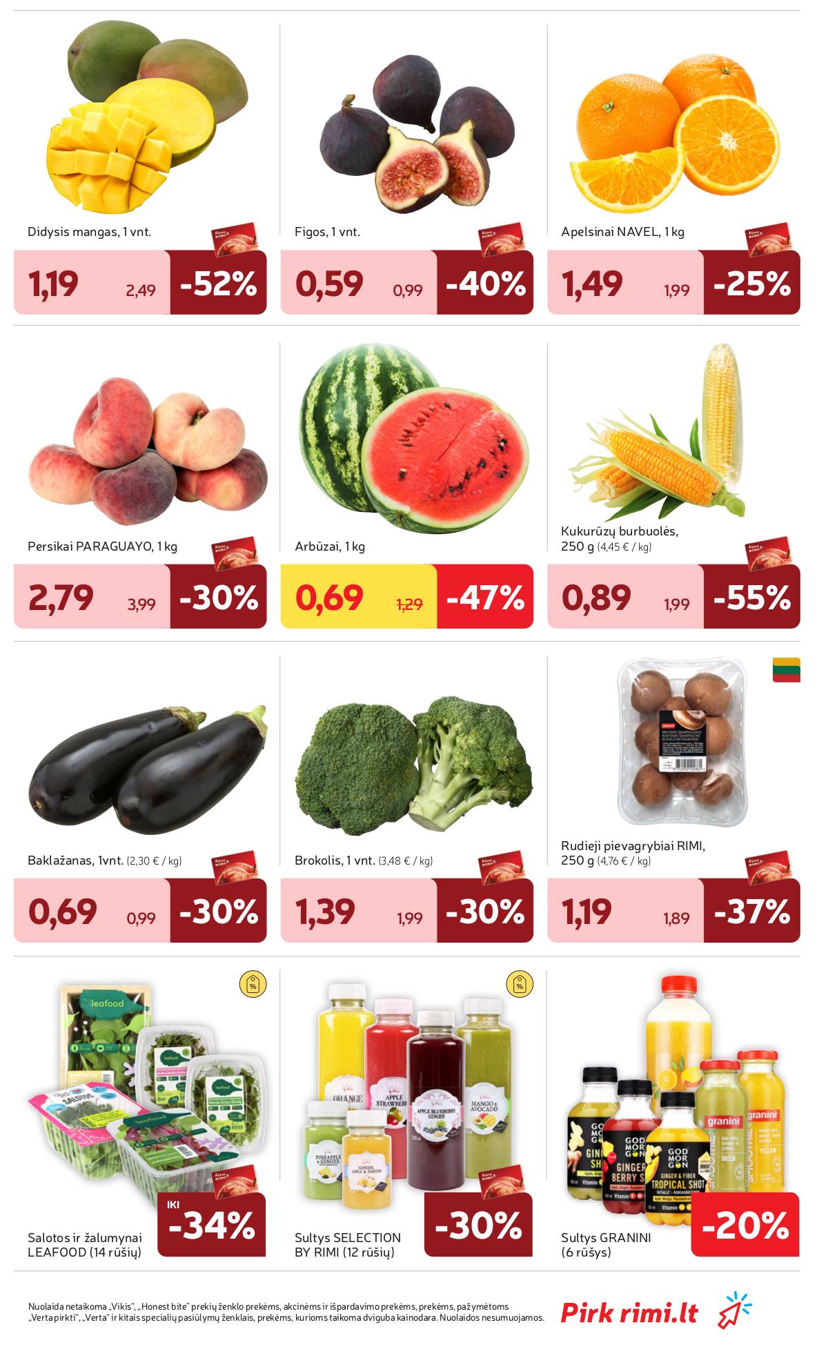 Rimi - RIMI savaitinis akcijų leidinys Nr. 34 | 2025-08-19 - 2025-08-25 9 puslapis