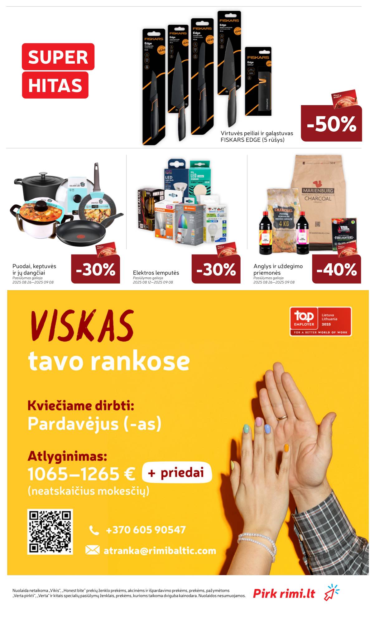 Rimi - RIMI Savaitinis akcijų leidinys Nr. 36 (2025) 35 puslapis