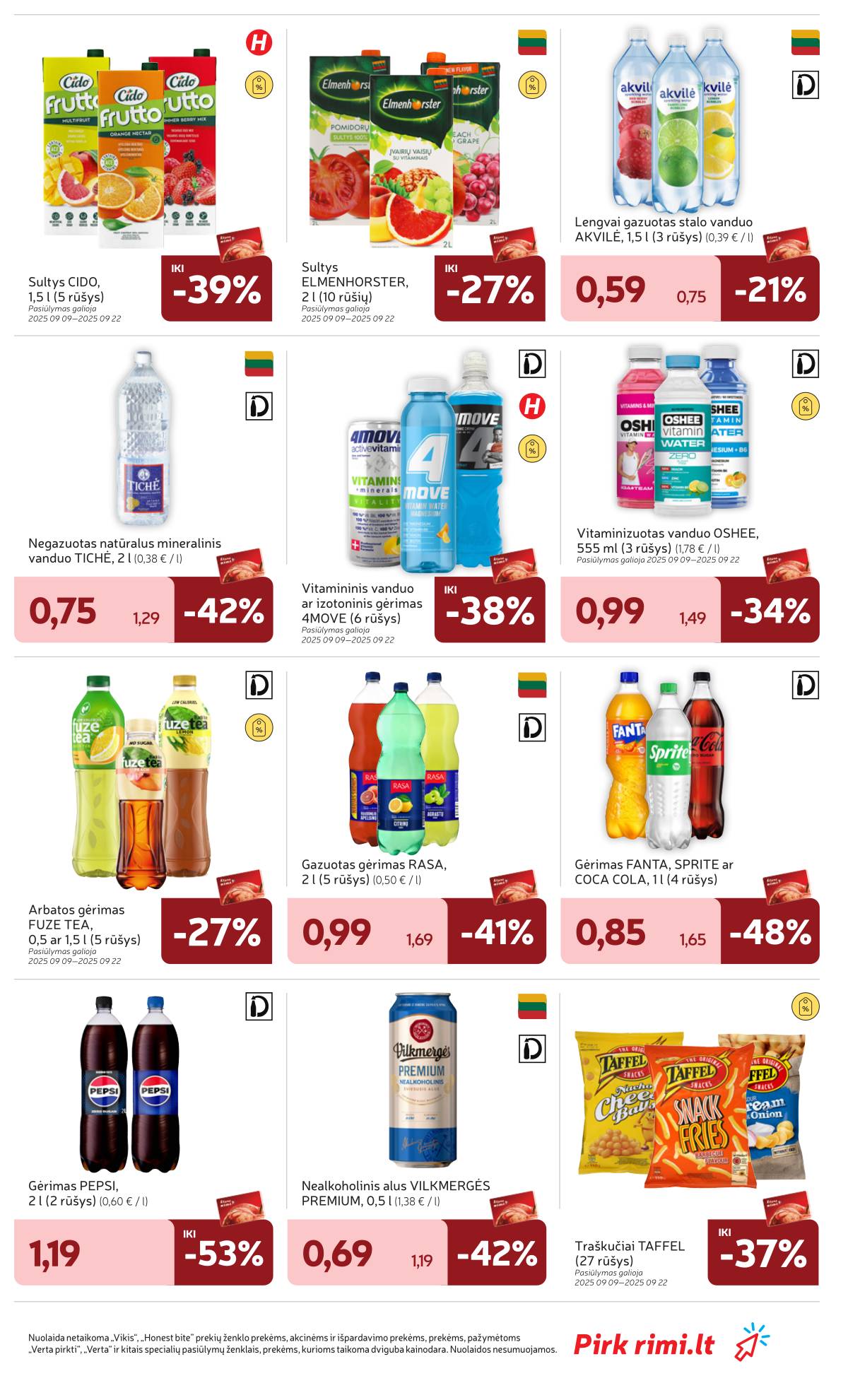 Rimi - RIMI Savaitinis akcijų leidinys | 2025-09-09 - 2025-09-15 29 puslapis