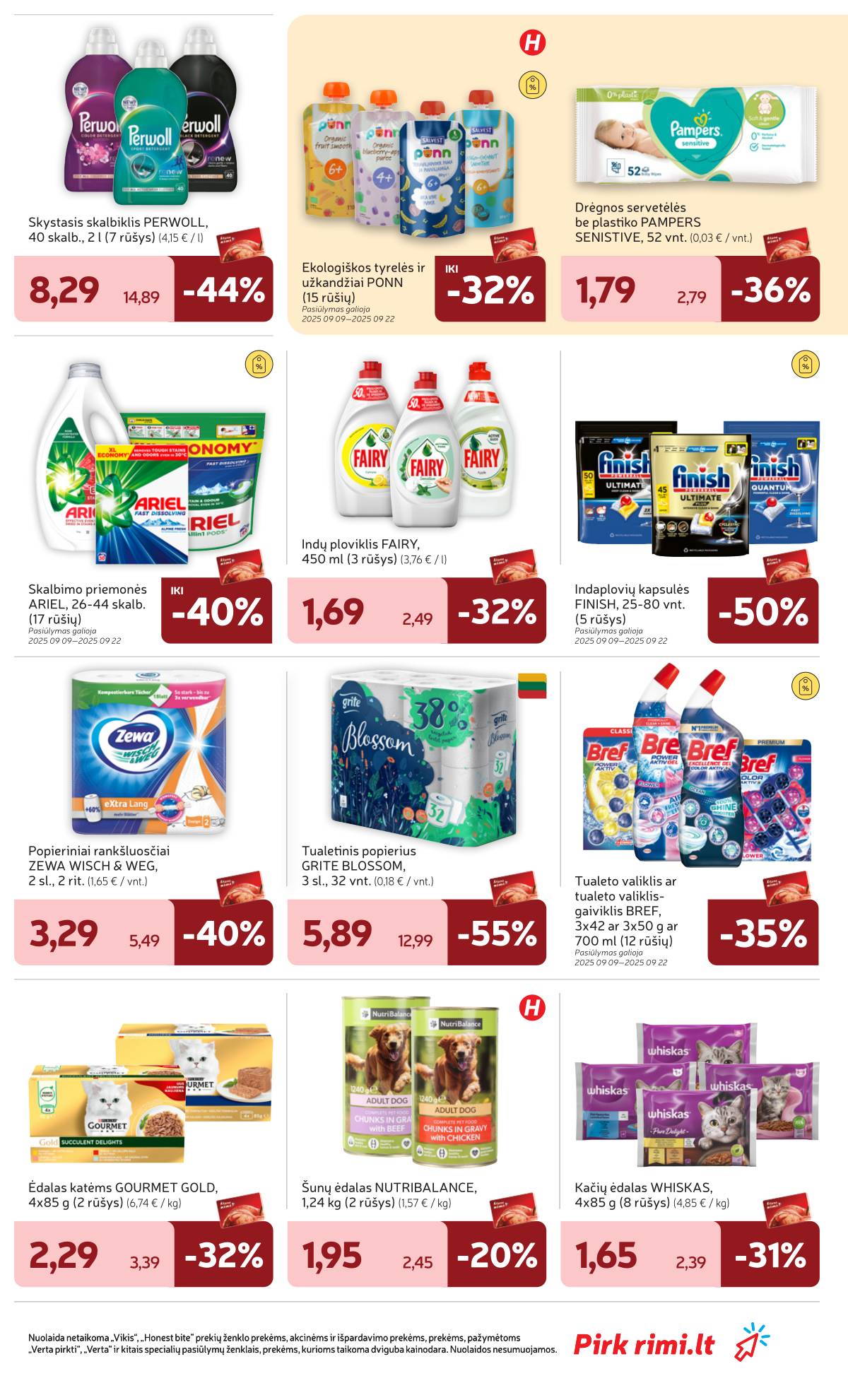 Rimi - RIMI Savaitinis akcijų leidinys | 2025-09-09 - 2025-09-15 33 puslapis