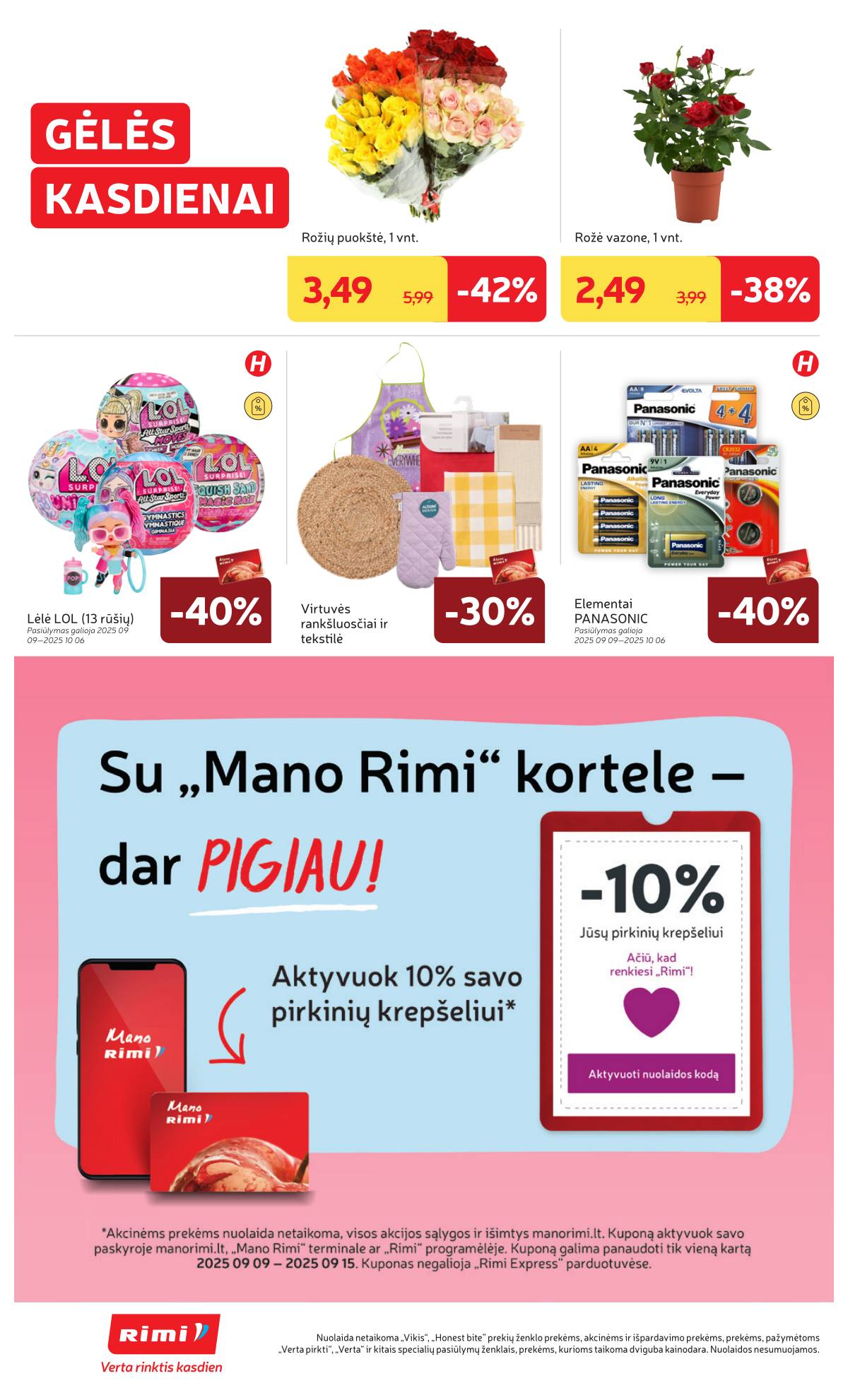 Rimi - RIMI Savaitinis akcijų leidinys | 2025-09-09 - 2025-09-15 34 puslapis